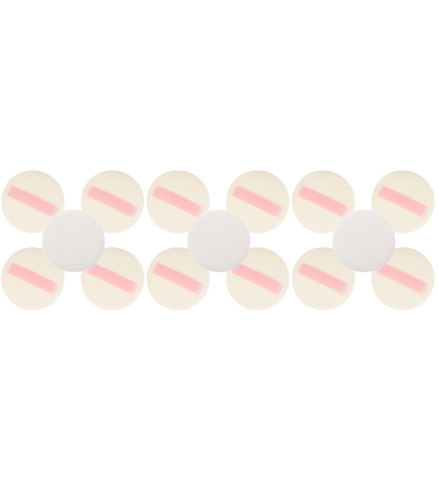 FRCOLOR 15 Pcs Decorative Powder Puffs - Cotton Round Makeup Puff for Foundation & Face | Miss Makeup Tools | Breathable & Soft - Buy Online on GoSupps.com