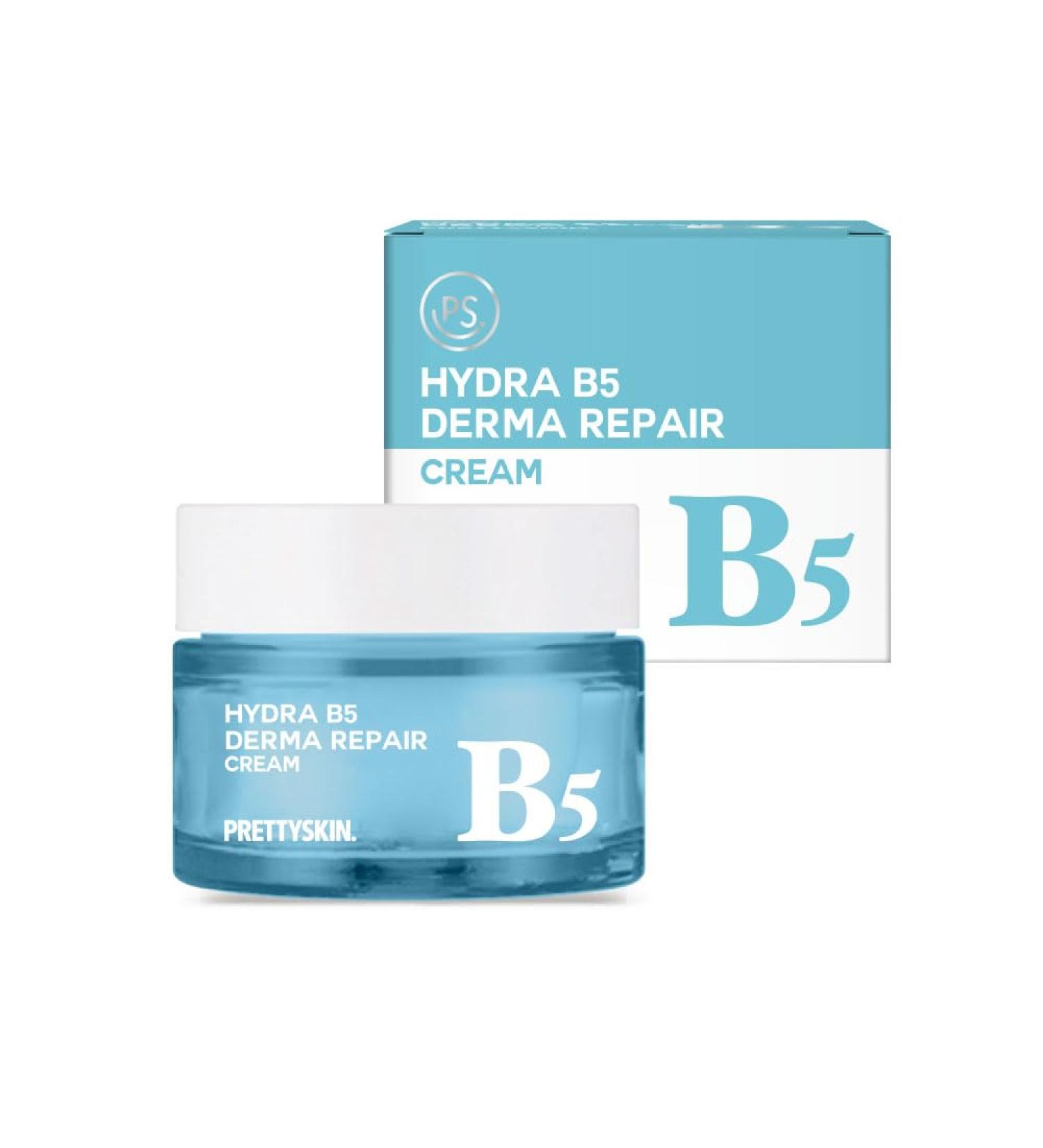 Buy PS.PRETTYSKIN Hydra Vitamin B5 Derma Repair Cream | Strengthen Skin Barrier with Niacinamide & Centella Asiatica - Korean Skincare 1.75oz - Buy Online on GoSupps.com