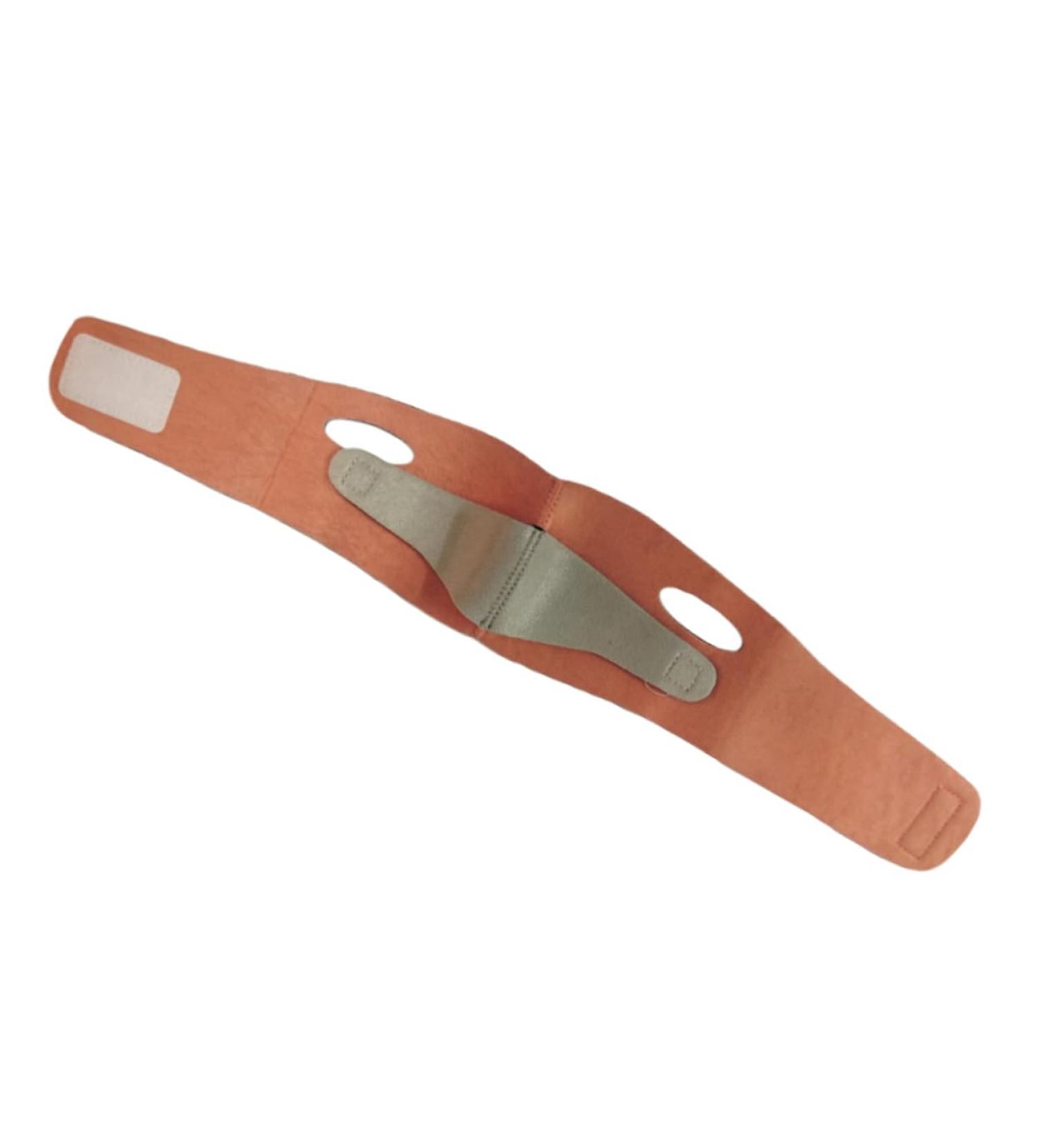 WOONEKY Thin Face Belt Chin Reducer Patch Lifting Bandage Facial Spandex Orange - Buy Online on GoSupps.com