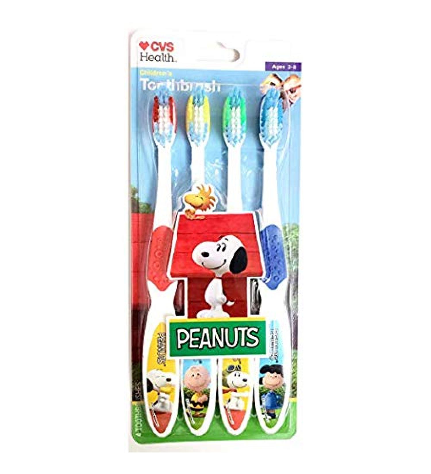 Firefly Peanuts Soft Toothbrush - Pack of 4 - Buy Online on GoSupps.com