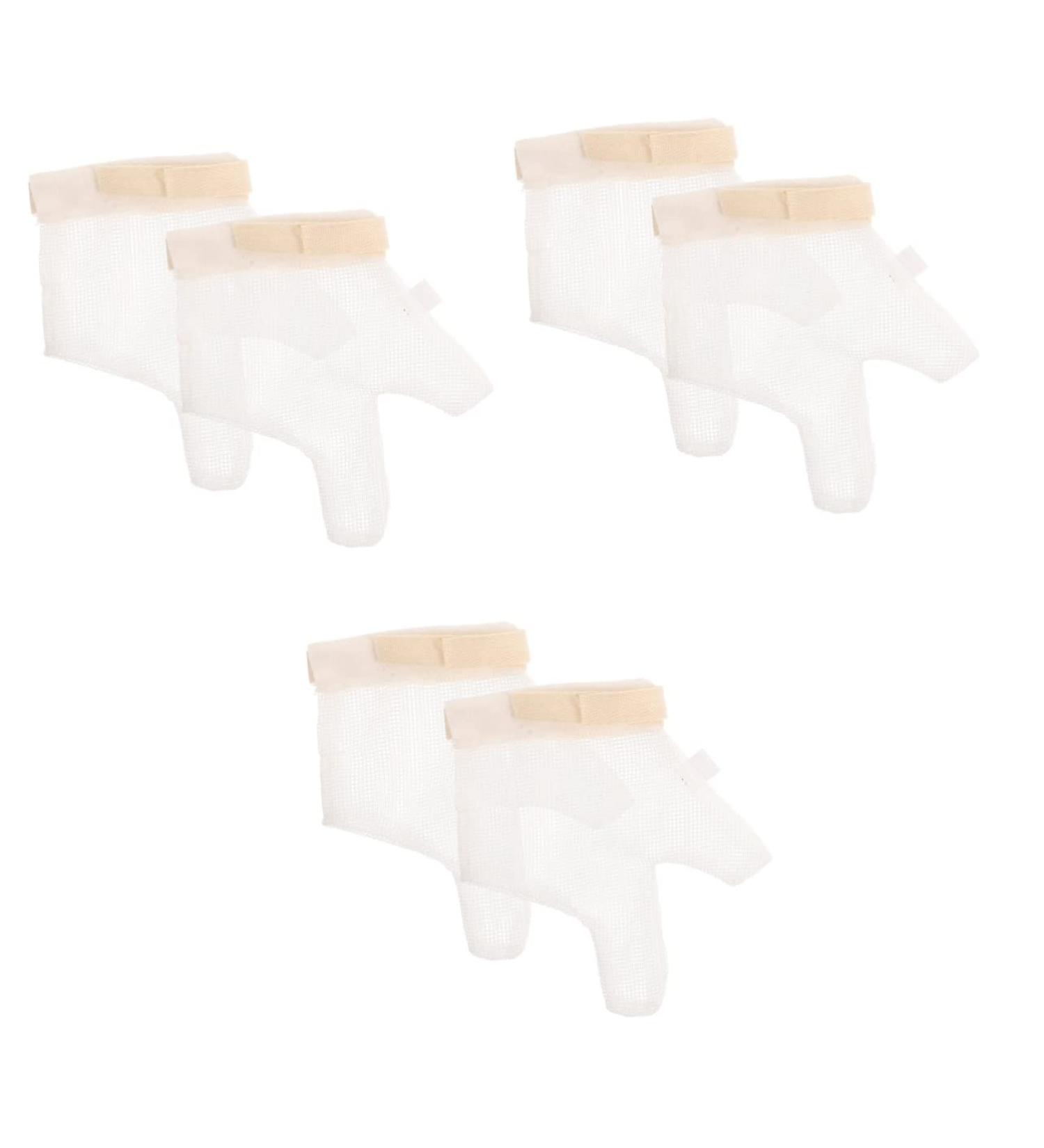 DOITOOL Nail Tools 3 Pairs Portable Anti-Sucking Finger Nail Gloves for Toddlers - Thumb Protector for Sucking/Biting - Mesh Home Guards Kit - Buy Online on GoSupps.com