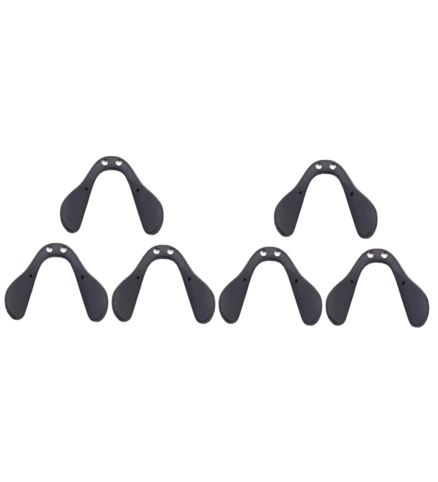 Healeved 6 pc U-Shaped Screw Nose Pads for Sunglasses & Glasses - Universal Silicone Saddle Set for Comfort & Stability - Buy Online on GoSupps.com