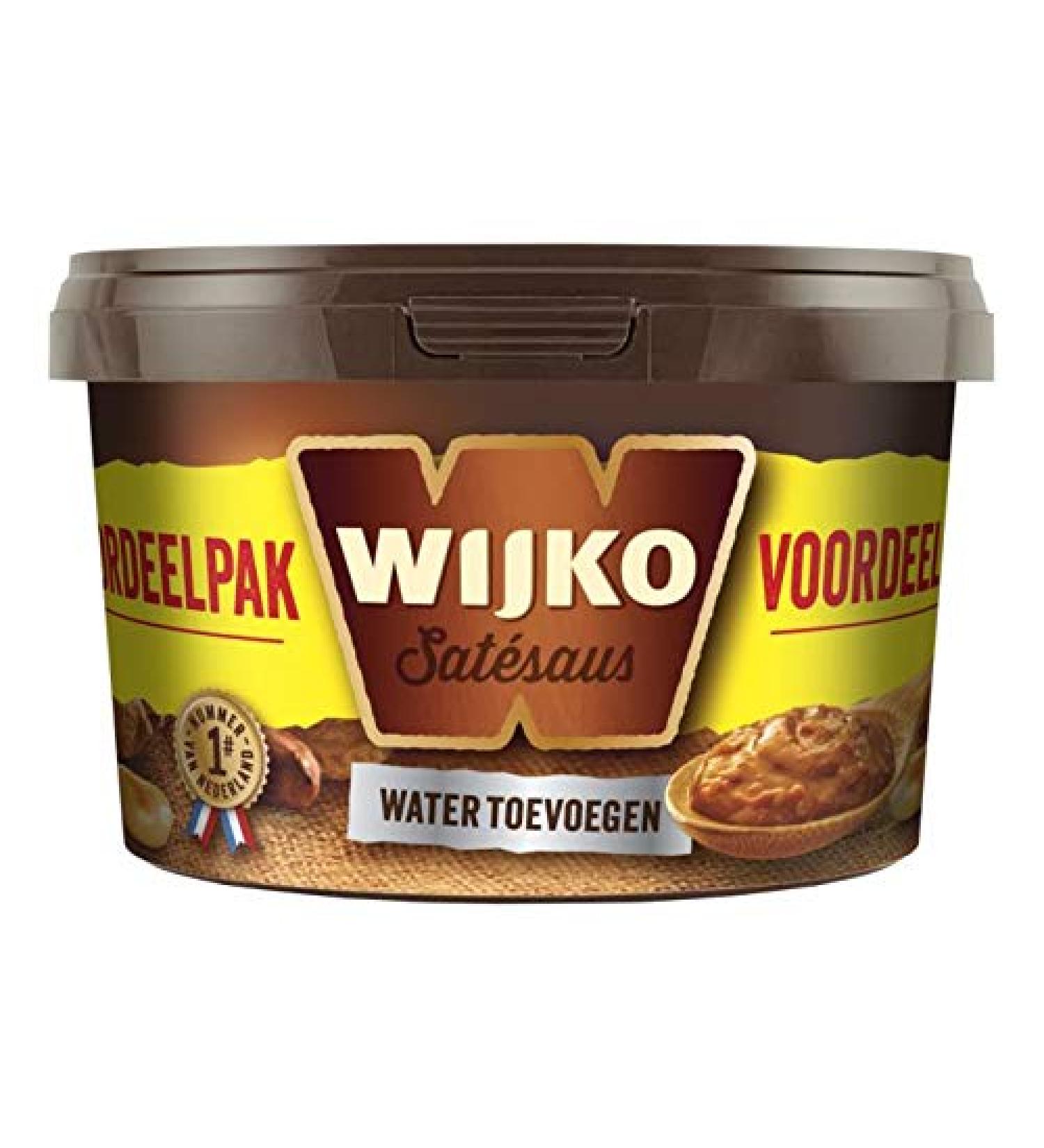 Wijko Satésaus Peanut Sate Dutch Indonesian Sauce 1000g