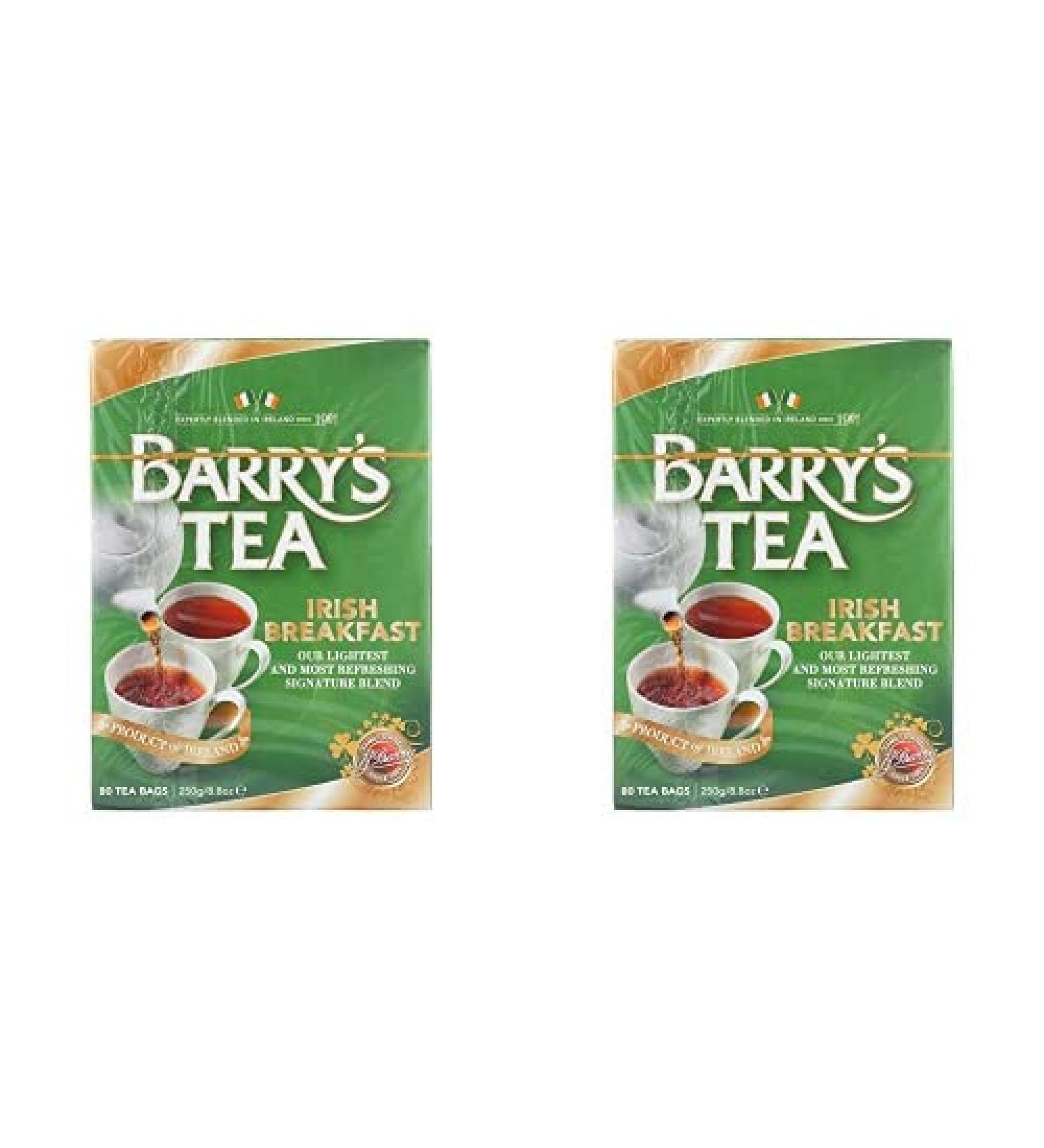 Barryâ€™s Tea Bags Irish Breakfast, 80 Count (Pack of 2) - Premium Quality Tea - Buy Online on GoSupps.com