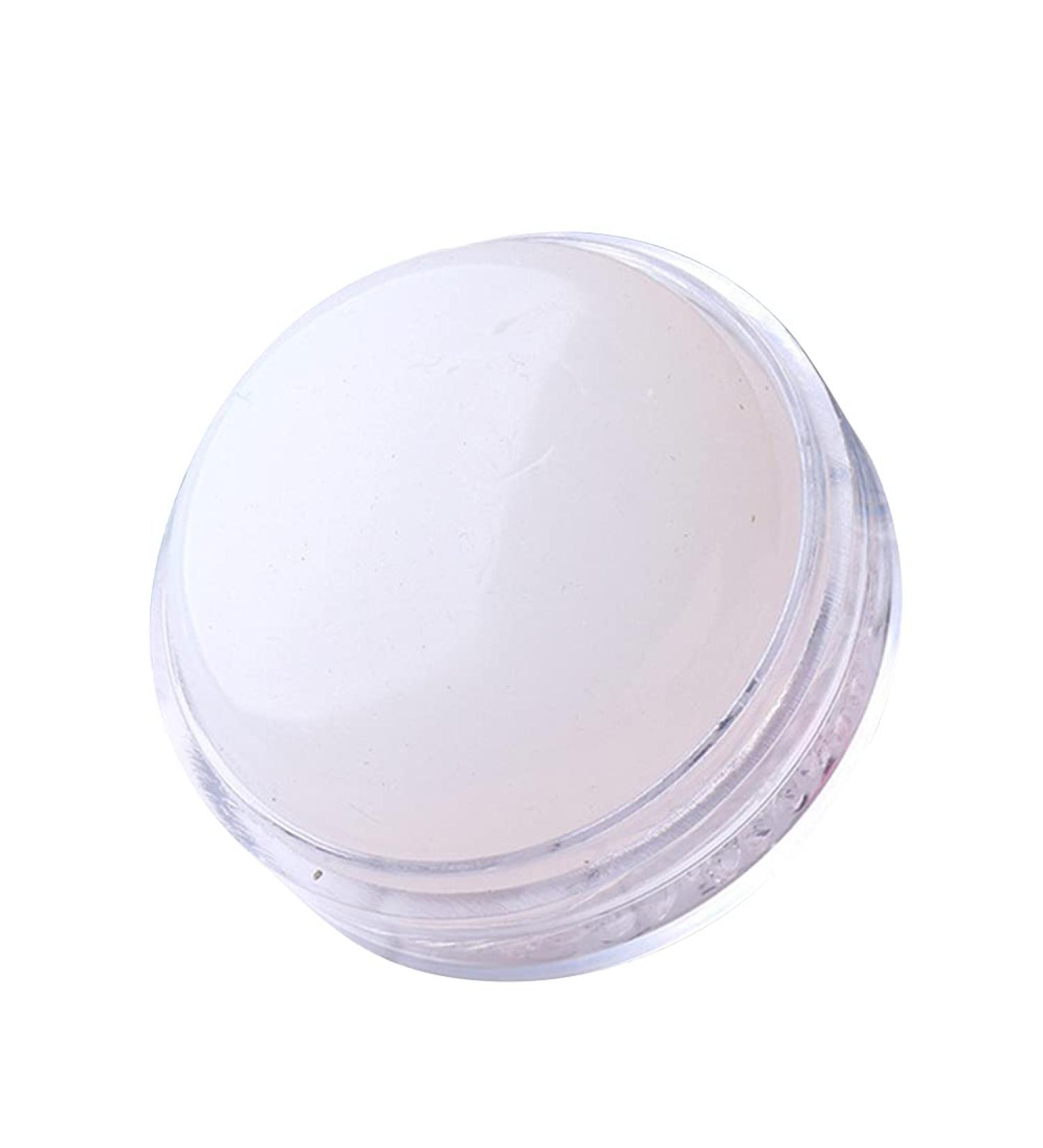 Buy Nail Stamp for French Nail Design - 4.2 cm Transparent Silicone Nail Art Stamper with Lid - DIY Manicure Tool for Perfect Nail Decor - Buy Online on GoSupps.com