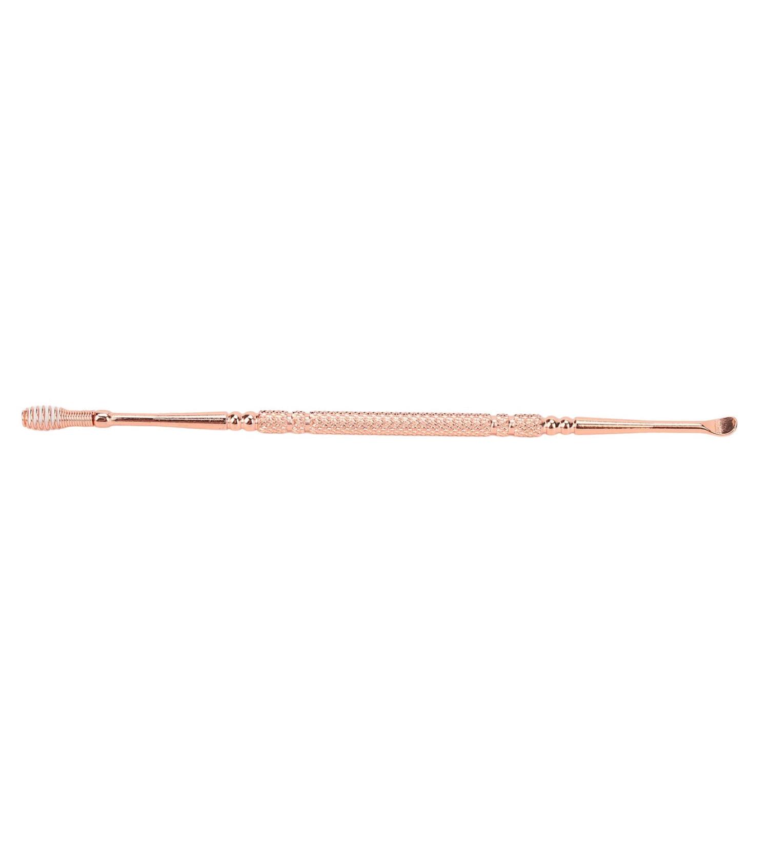 Stainless Steel Dual Head Ear Spoon - Ergonomic Design Ear Wax Remover for Beauty Salon (Rose Gold) - Buy Online on GoSupps.com