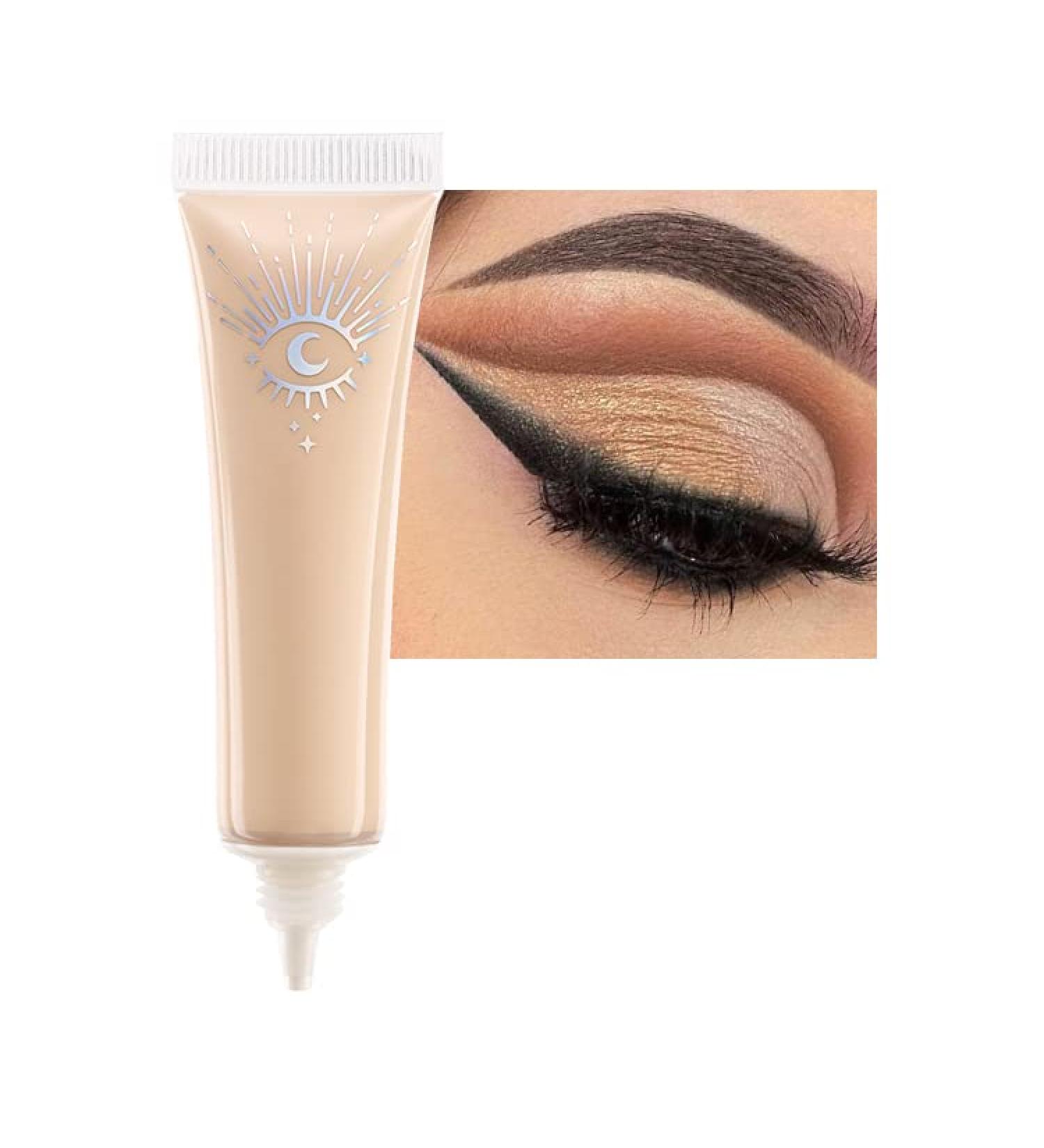 DE'LANCI Professional Eyeshadow Primer - Waterproof & Anti-Aging Formula for Intensified Eye Color (Skin) - Buy Online on GoSupps.com