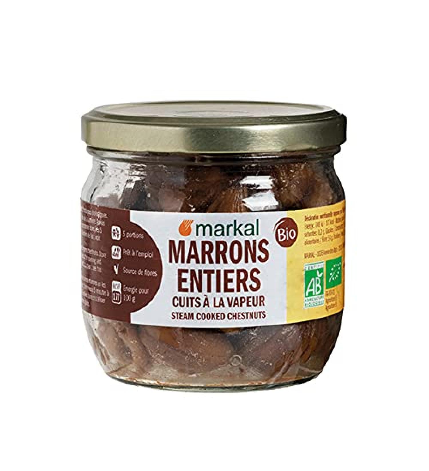 Markal - Natural Whole Chestnuts 210G - Sold by Unit - Buy Online on GoSupps.com