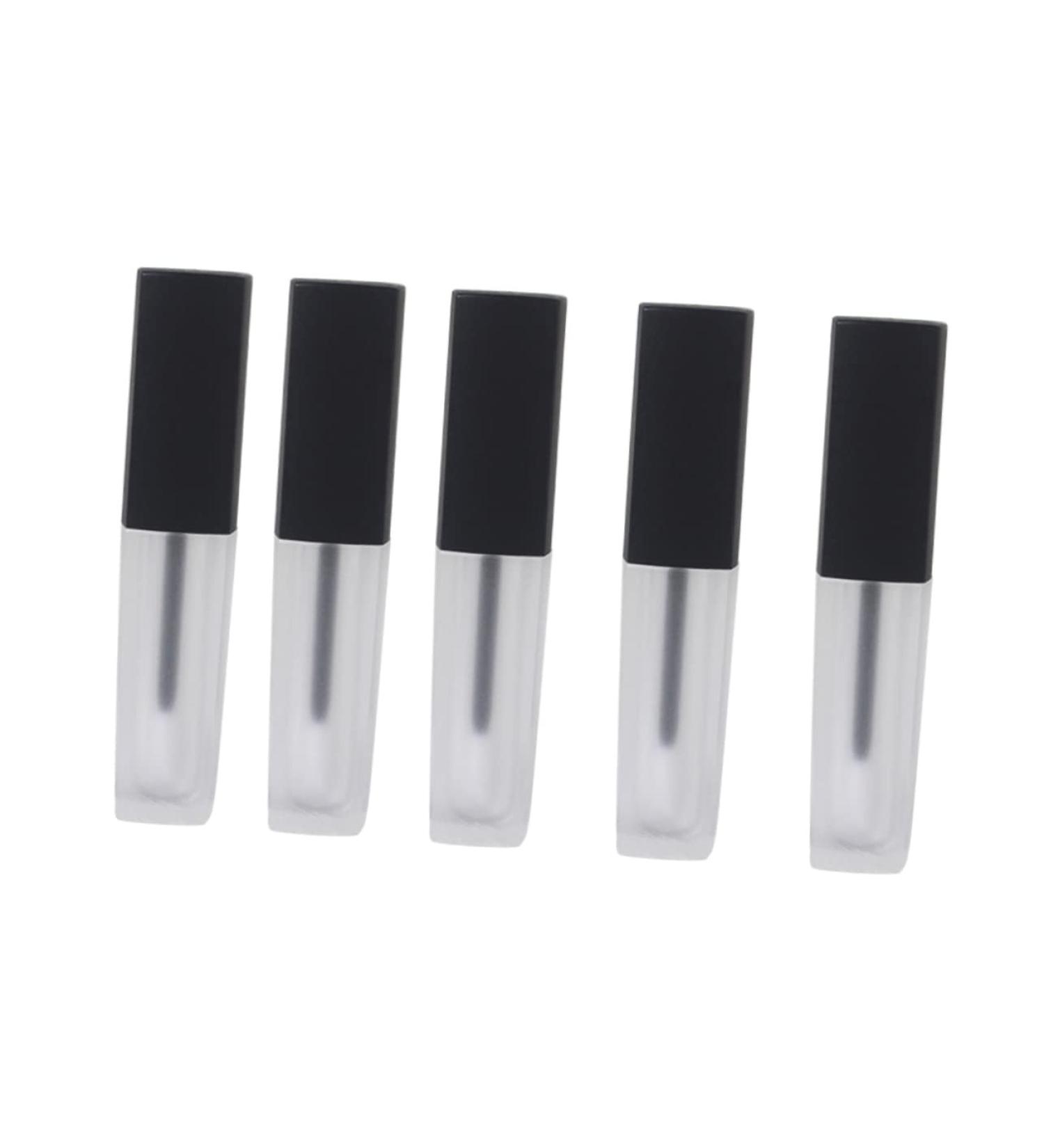  BIUDECO Set of 5 Travel Size 2ml Plastic Lip Gloss Bottles for Refilling Lip Gloss - Buy Online on GoSupps.com