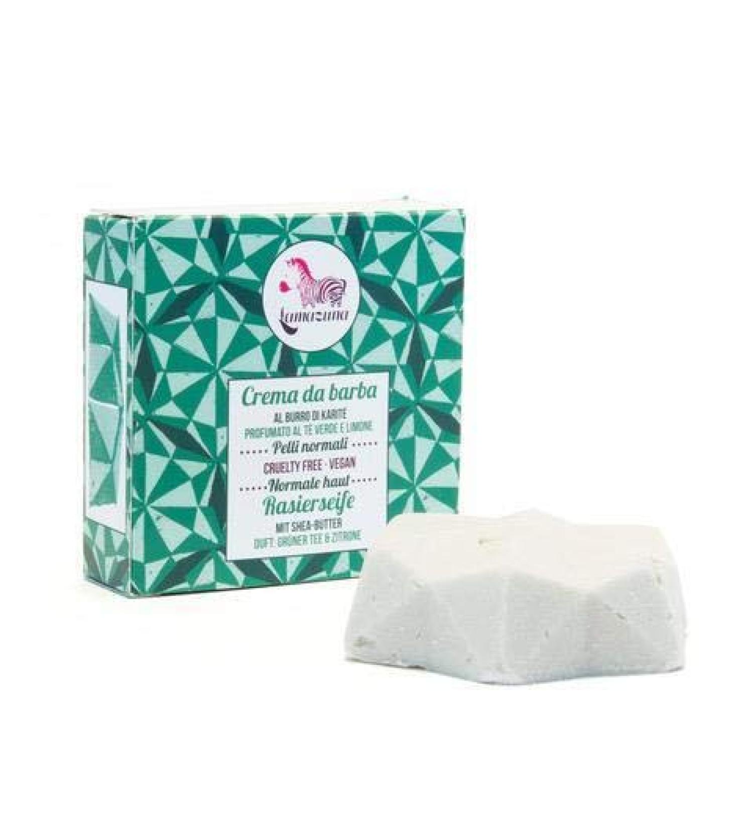 Lamazuna Natural Shaving Soap 55 g - Buy Online on GoSupps.com