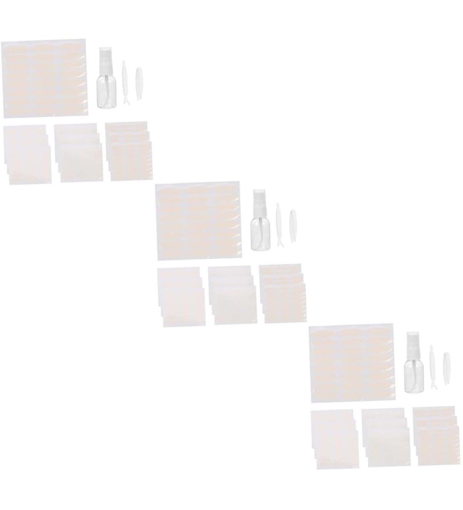 Ipetboom 9 Sets Double Eyelid Sticker Makeup Invisible Eyelid Tapes Instant Eyelid Lift Sticker Double Eyelid Tape Eyelid Tape for Hooded Eyes Invisible Lash Remover Styling Cream No Trace - Buy Online on GoSupps.com