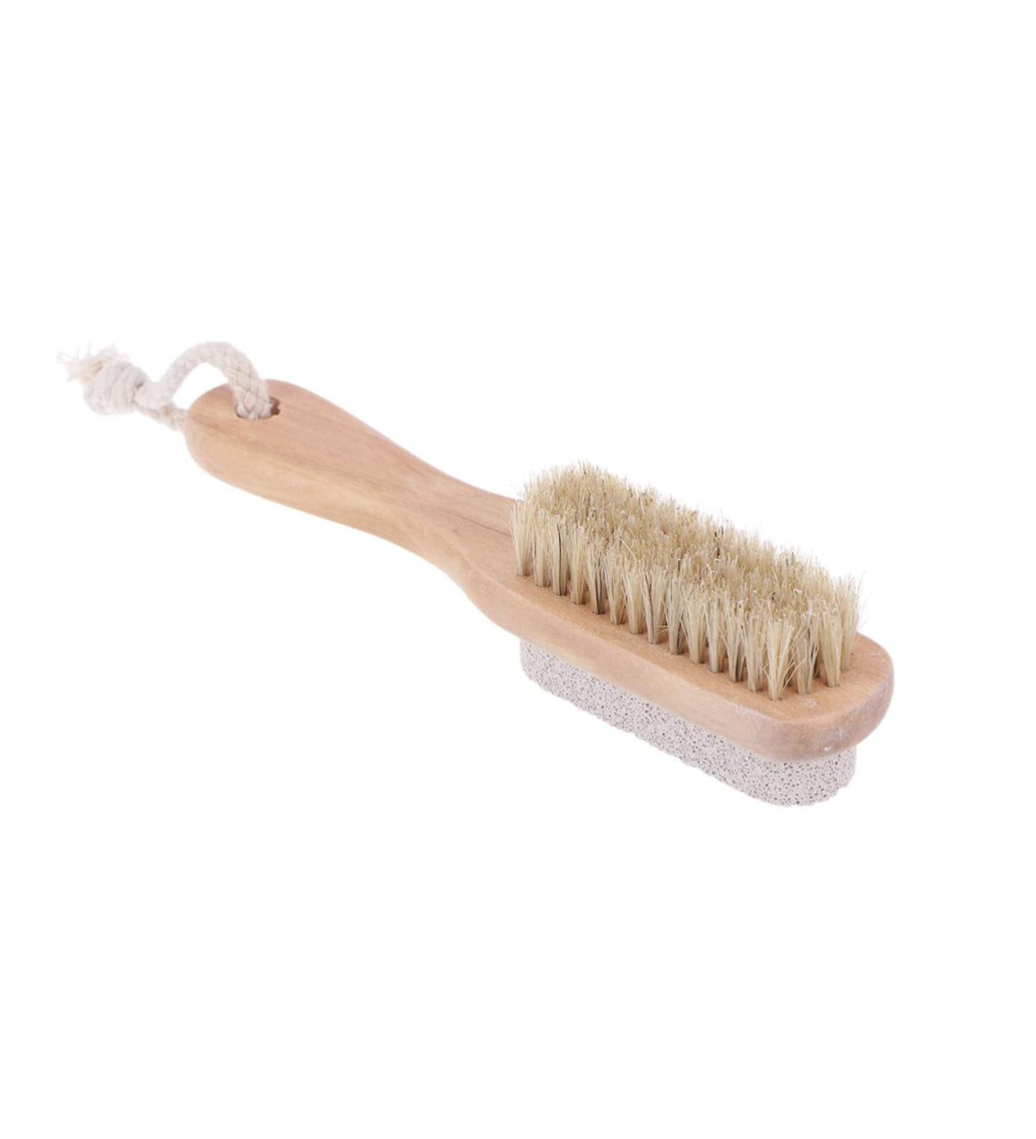COHEALI 1pc Foot File Stone Bristles Foot File Pumice Stone for Feet Foot Pumice Brush Pedicure Brudh Foot Brush for Feet Wood Tools Nail Tools Pedicure Tools Natural Scrub Brush - Buy Online on GoSupps.com