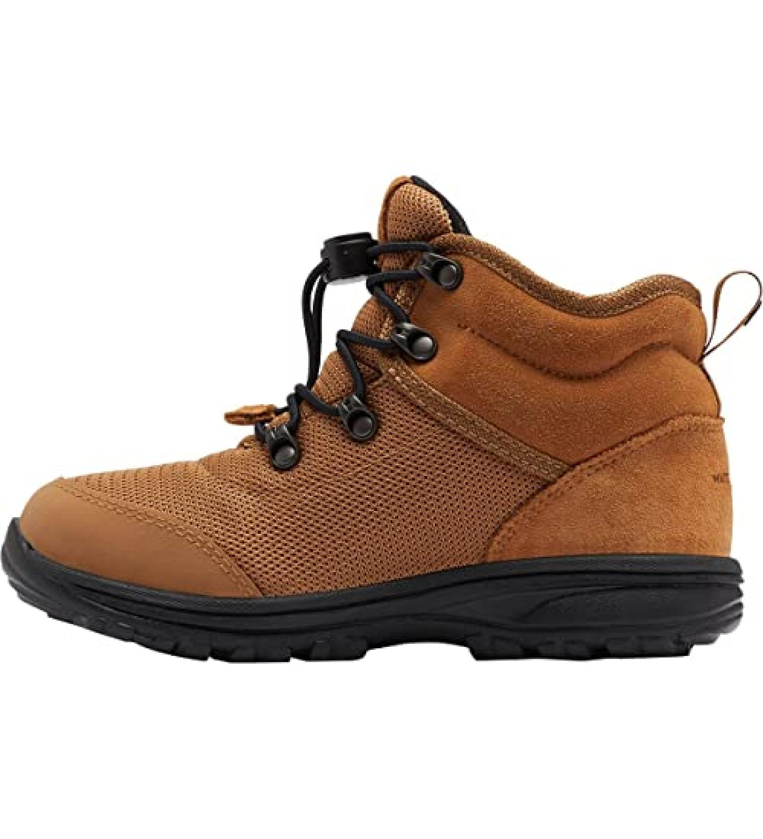 Columbia Fairbanks Mid Big Kid Boots | Elk/Black | Sizes 4 Big Kid | Unisex-Child 8-12 Years - Buy Online on GoSupps.com
