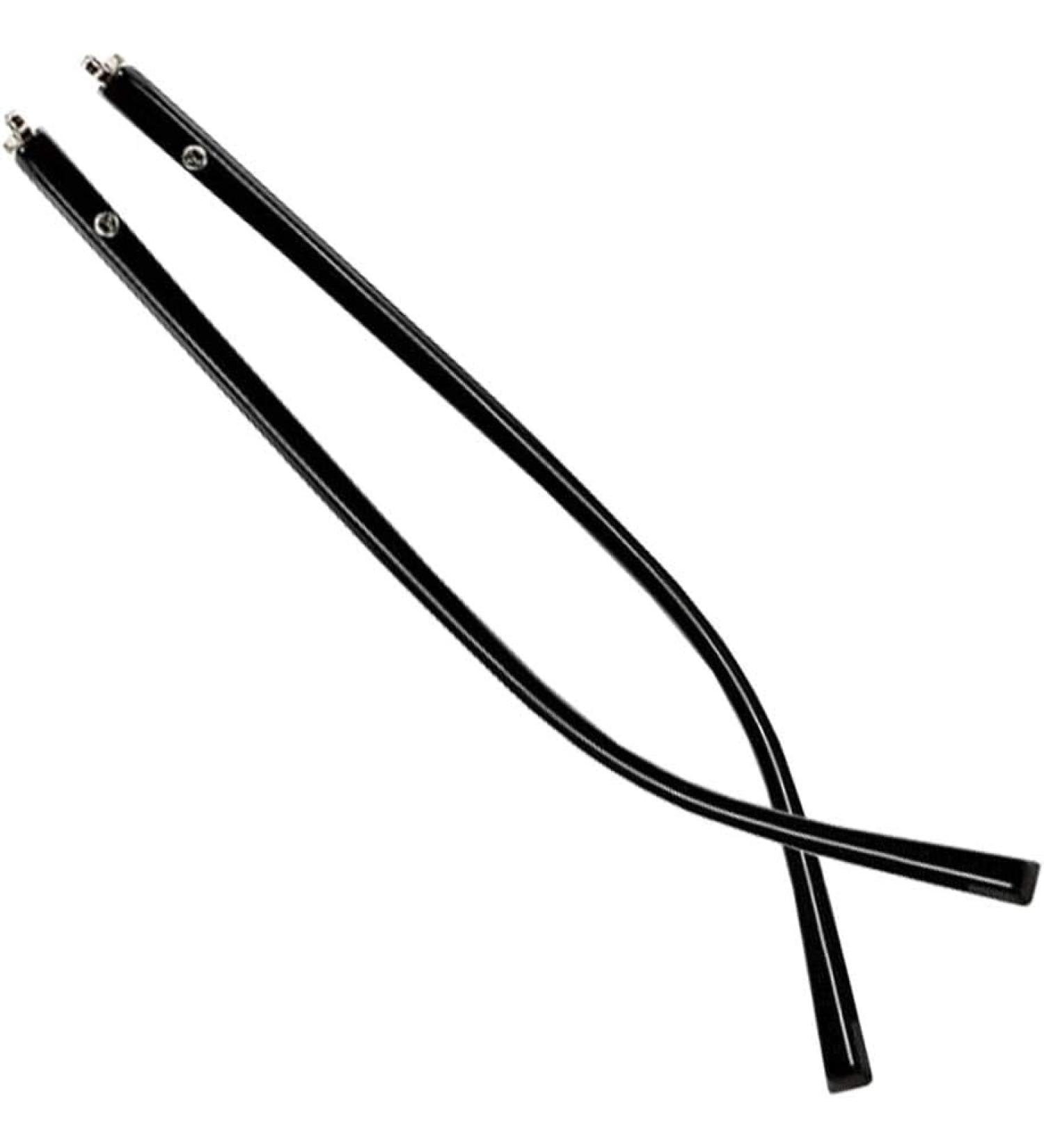 EFARMA Glasses Replacement Arm Leg Glasses Accessories 1 Pair Plastic Glasses Temples Glasses Replacement Temples Matte Black