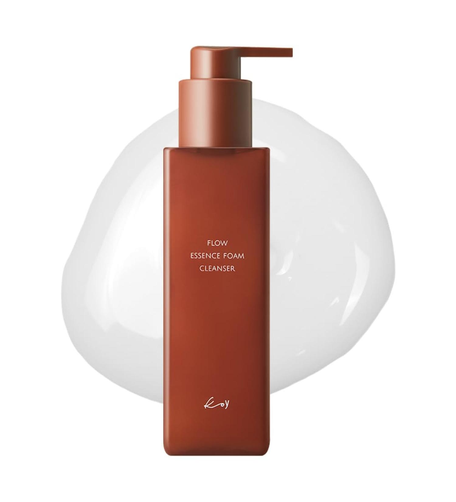 KOY Flow Essence Foam Cleanser 5.07 fl oz | Gentle Daily Cleanser with Botanical Extracts & Moisturizing Ingredients | Refreshing & Smooth Skin - Buy Online on GoSupps.com