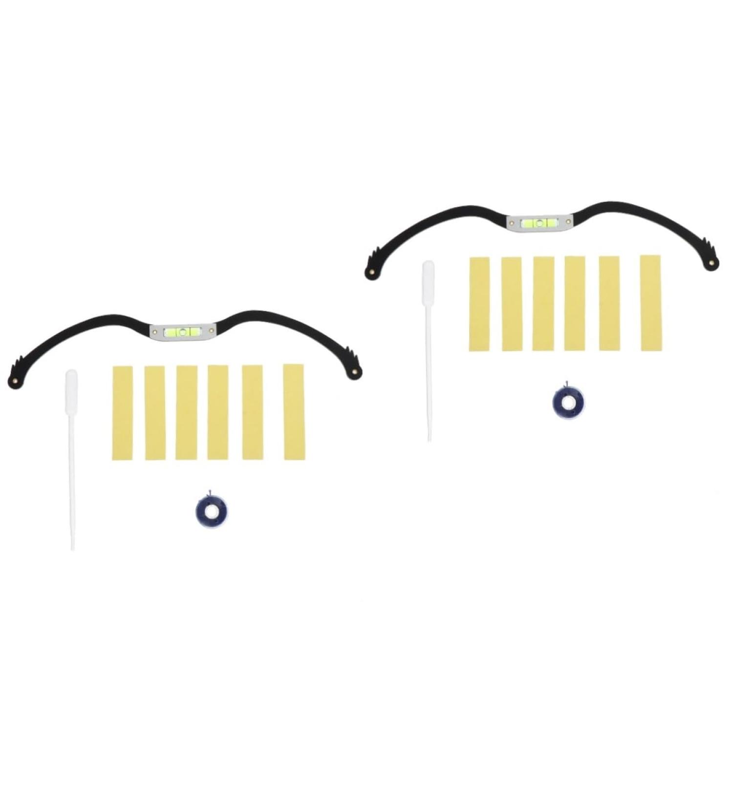 Balacoo 2 pcs Marker Measure Eyebrow Metal Mapping Premium Line Auxiliary Shaping Professional Measuring 1 count (Pack of 1) Blackx2pcs - Buy Online on GoSupps.com