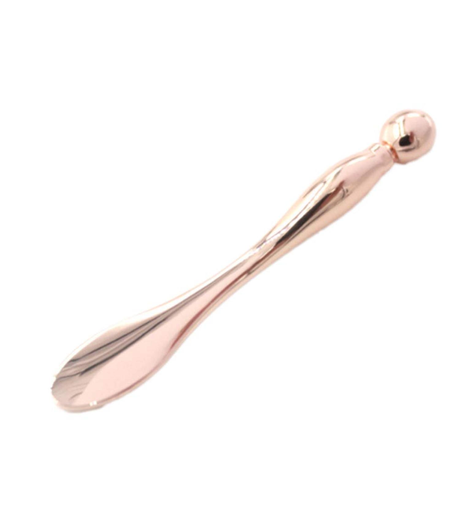 Beaupretty Rose Gold Metal Eye Cream Applicator & Face Mask Spoon - Zinc Alloy Beauty Tool for Women & Girls - Buy Online on GoSupps.com