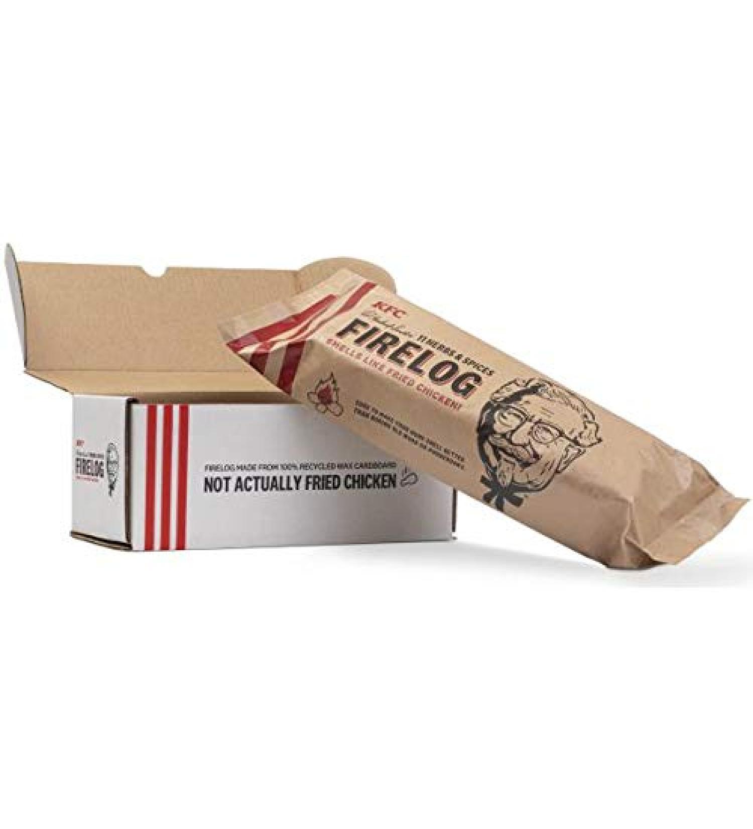 KFC Kentucky Fried Chicken Limited-Edition 11 Herbs & Spices Firelog by Enviro-Log - Buy Online on GoSupps.com