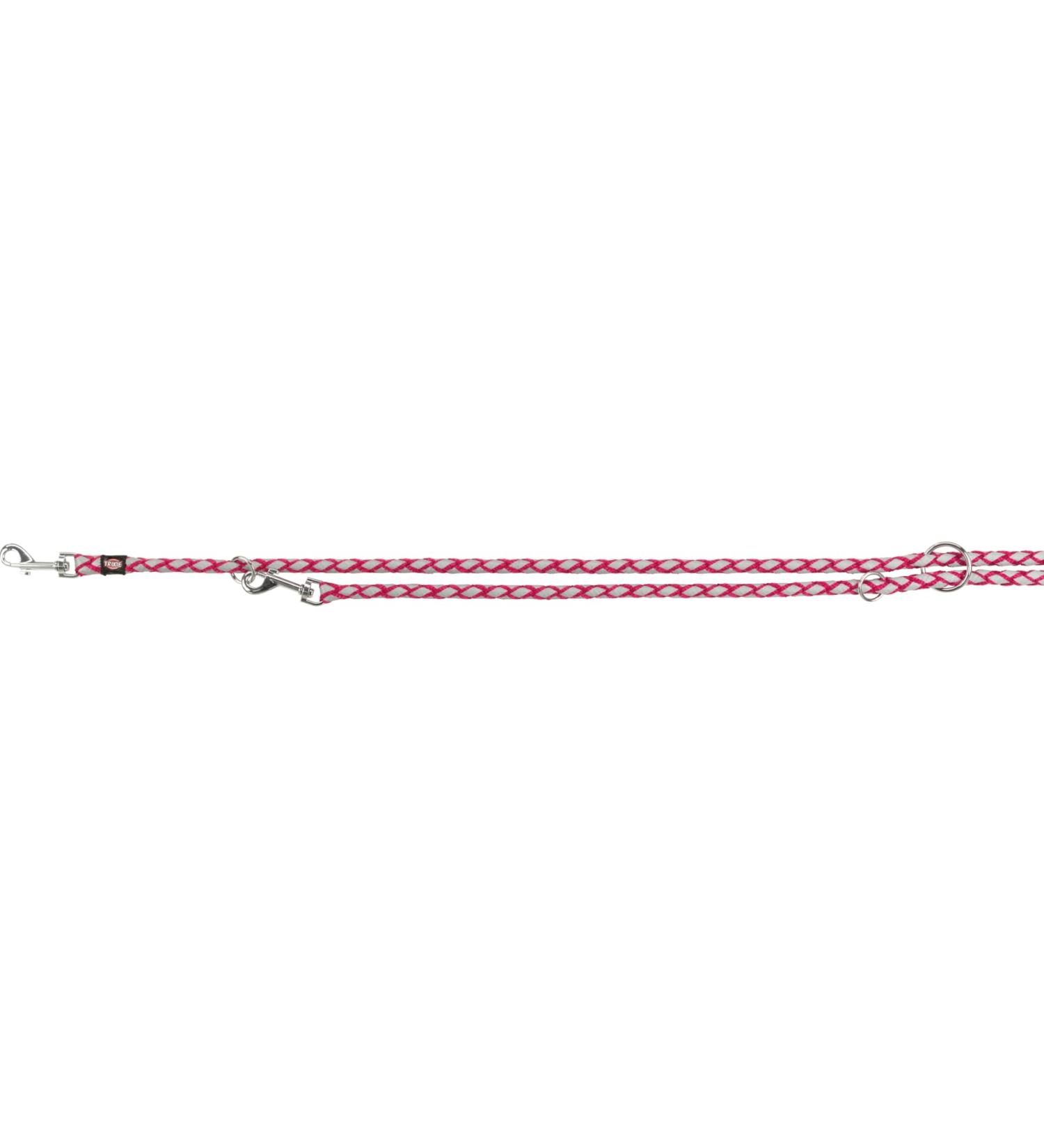 Trixie Dog Leash Cavo V-Line L-XL - 2.00m 18mm in Fuchsia | Adjustable Reflective Leash for Large Dogs - 135911 - Buy Online on GoSupps.com