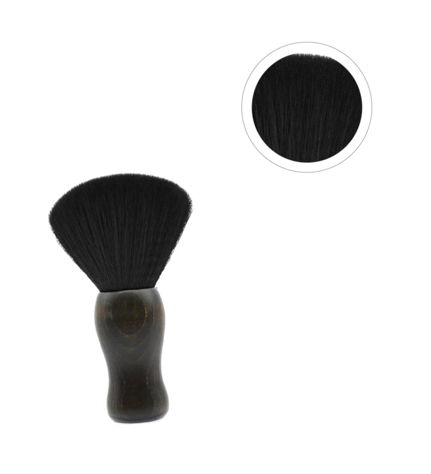 Ipetboom 1pc Salon Face Hair Sweep Cleaner Haircut Hair Brush Cleaner Neck Duster Face Brush Hair Cutting Wood Neck Brush Duster Hairdressing Neck Duster Brush Wooden Soft Fur - Buy Online on GoSupps.com