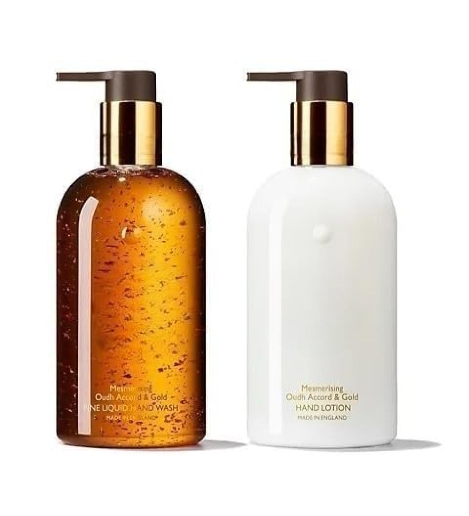 MB London - Mesmerising Oudh Accord & Gold Hand Soap and Lotion Set