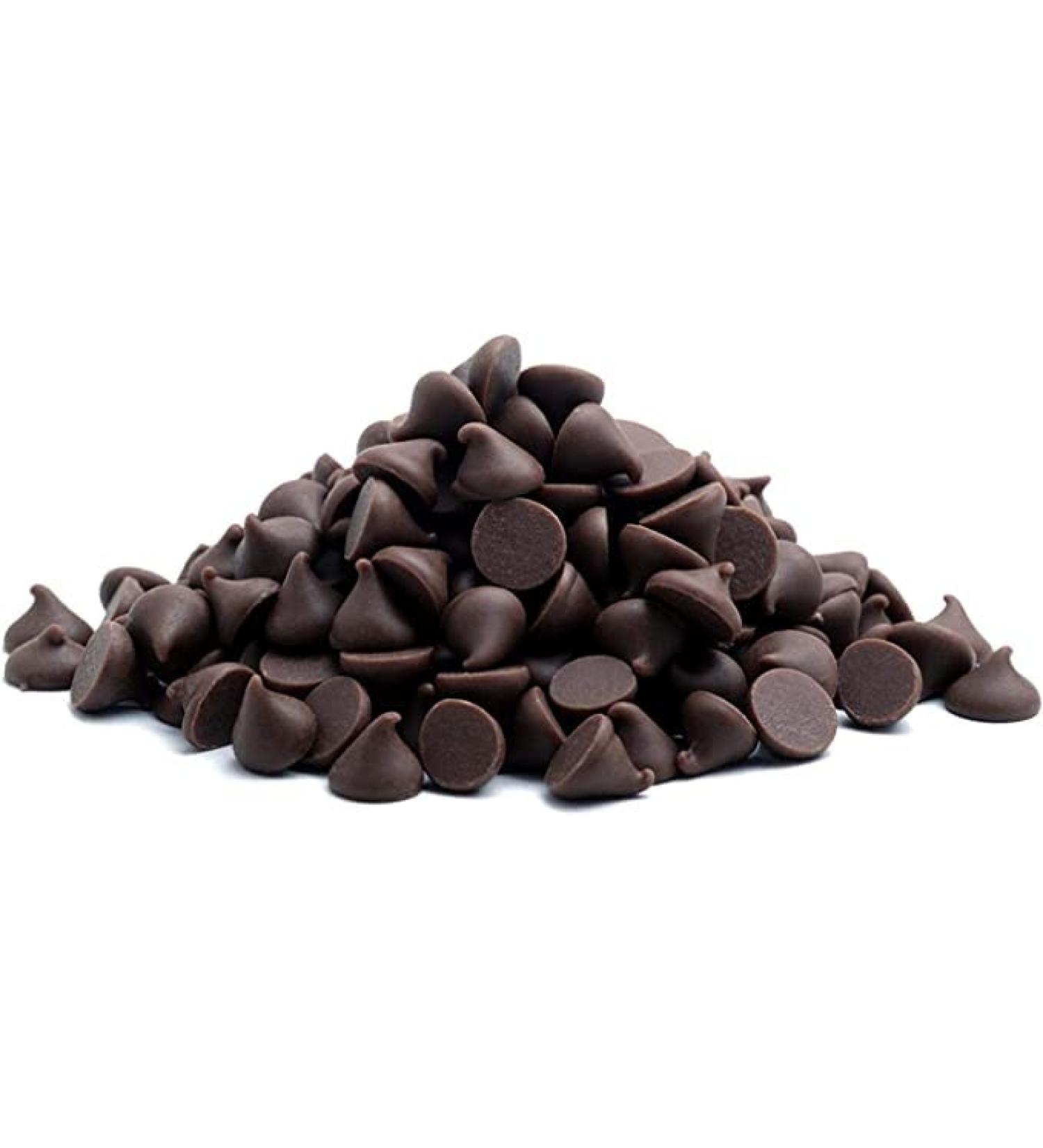 Dark Chocolate Chips | Finest Belgian | 10kg Bag | Baking and Topping - Buy Online on GoSupps.com