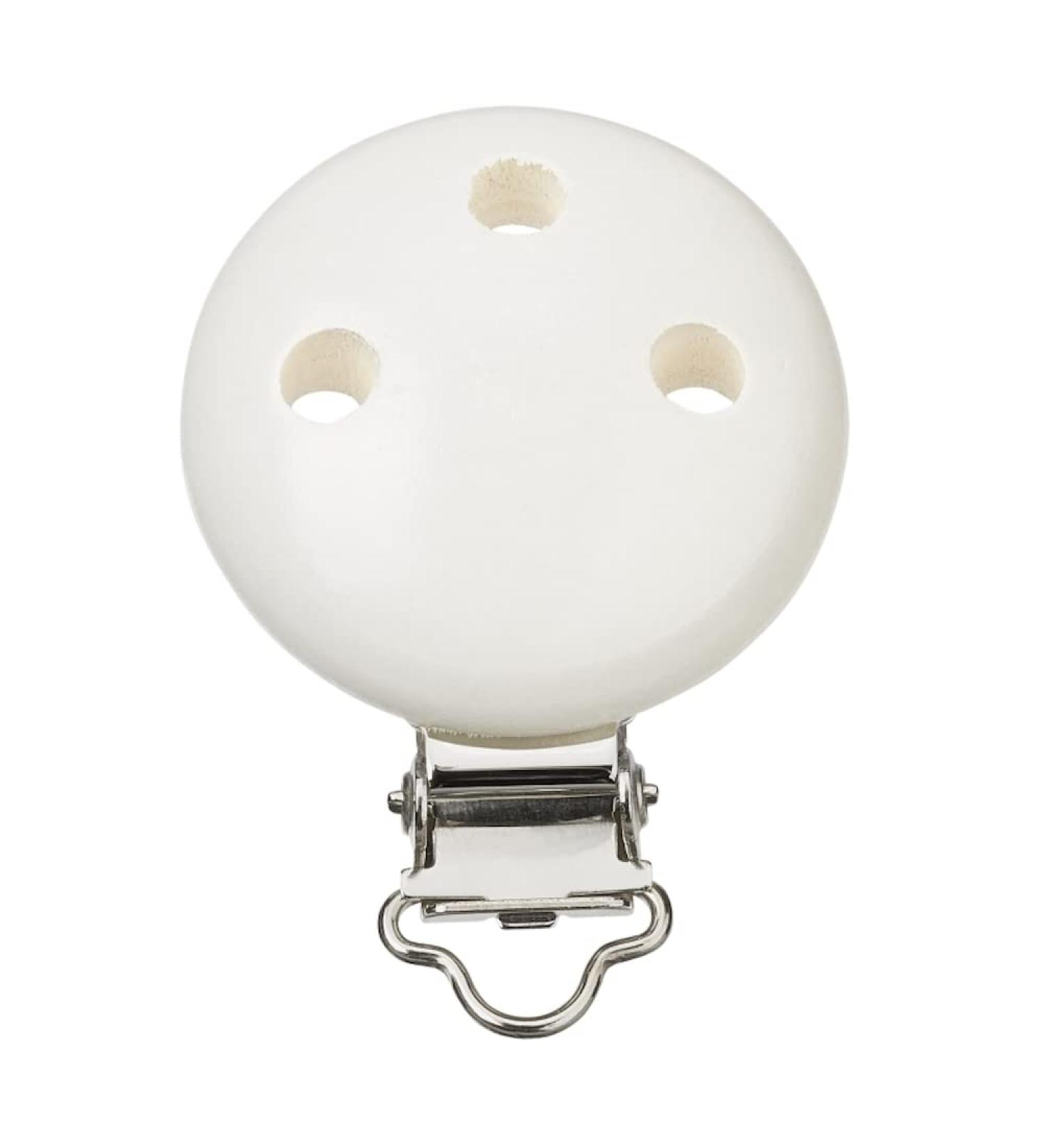 New Schnulli chain clip white 1 piece.