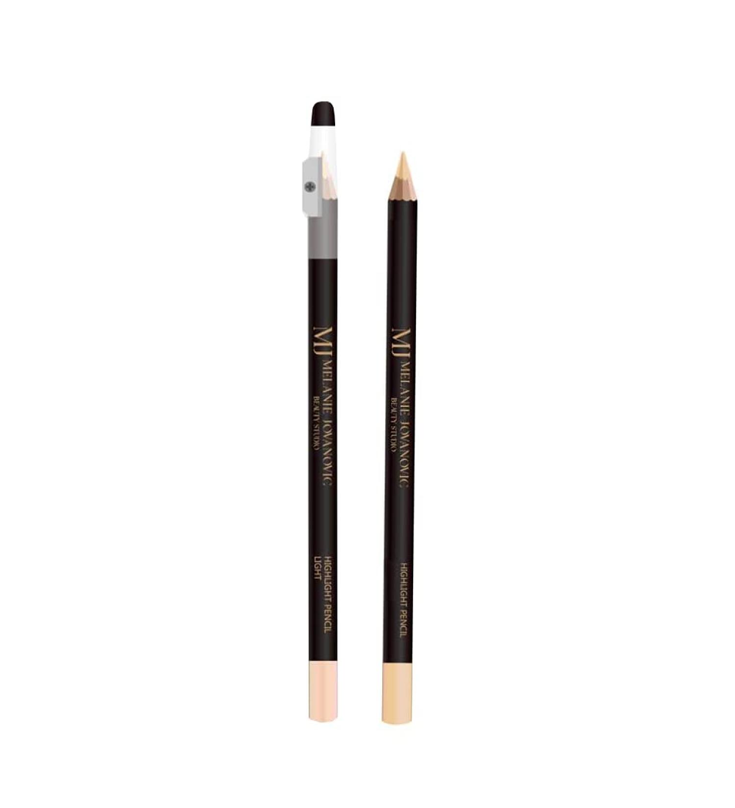 Eyebrow Highlight Pencil - Conceal Blemishes & Dark Circles | Waterproof & Chemical-Free | Mela Beauty Studio Professional Makeup (Light - Buy Online on GoSupps.com