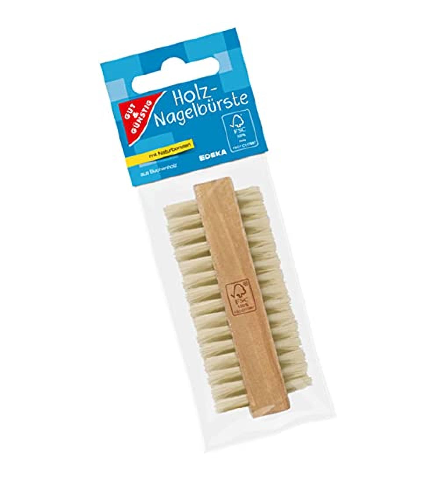 Good & Cheap Nail Brush Cleaning of hands and feet soft/hard beech wood natural bristles