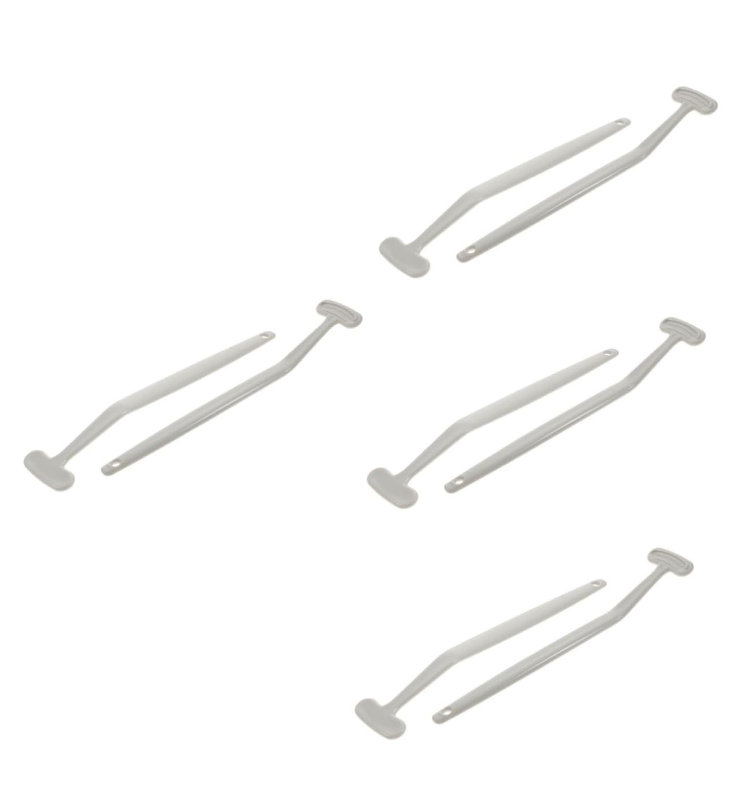 FRCOLOR 8 Pcs Oral Care Scraper Tools - Fresh Breath Cleaning Brushes for Household Use - 16.5x3.5x0.2CM - Grey Set - Buy Online on GoSupps.com