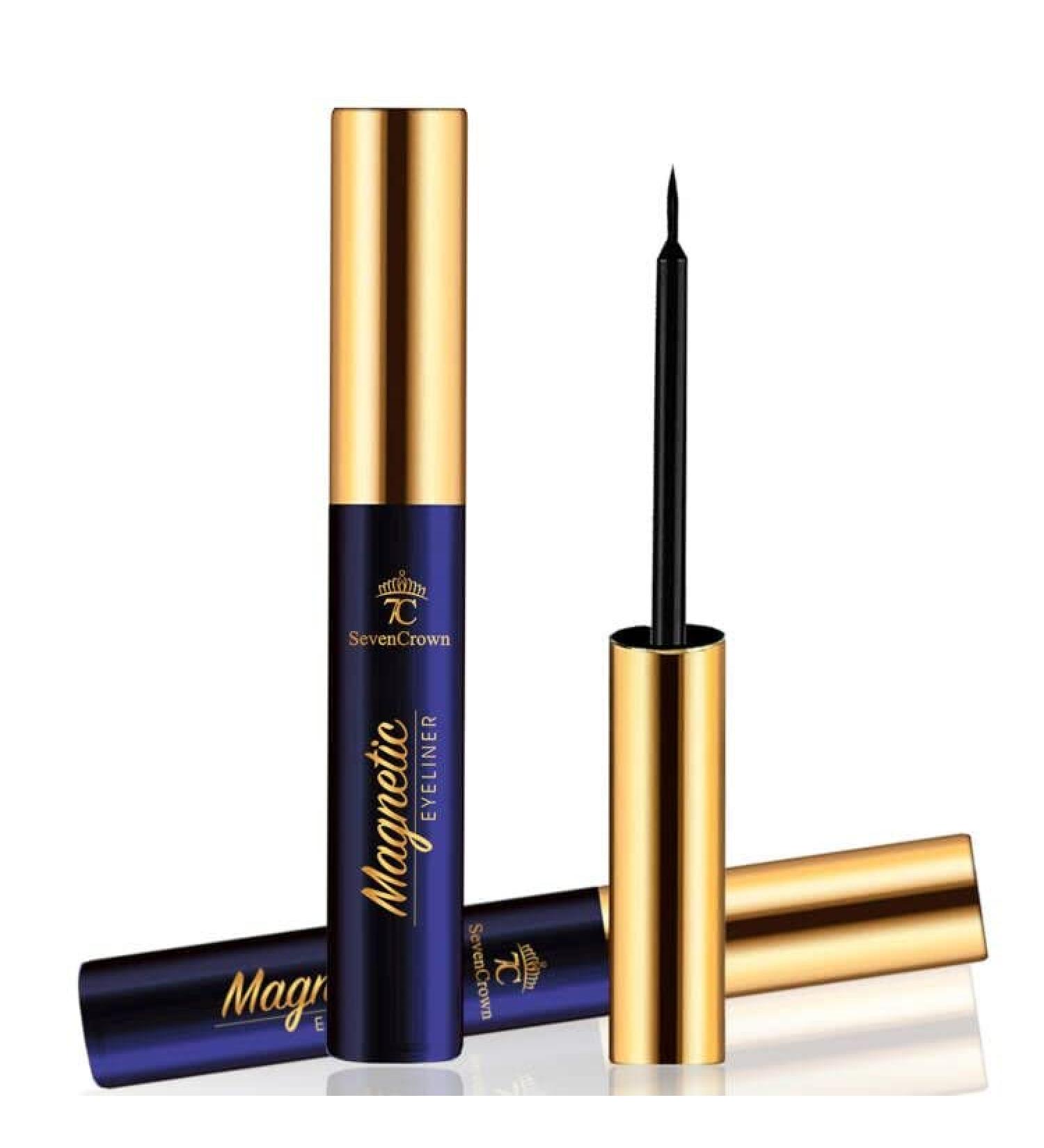 Magnetic Eyeliner Waterproof Liquid | All-Day Hold & Sweatproof | Perfect for Magnetic Eyelashes Kit - 4 Count - Buy Online on GoSupps.com