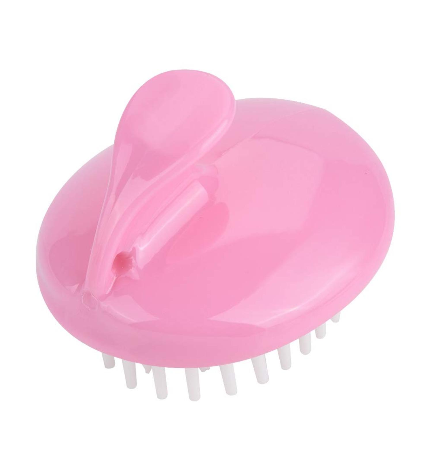 Shop Verdant Touch Shampoo Massager - Waterproof Scalp Scrubber & Body Stress Relief Brush in Pink | International Shipping Available - Buy Online on GoSupps.com