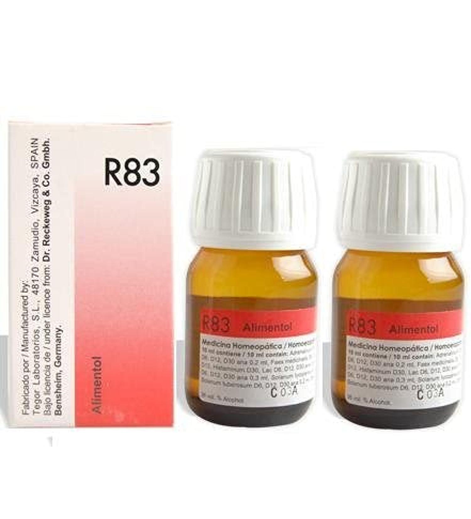 NWIL Dr.Reckeweg Germany R83 Food Allergy Drops Pack of 2 by Dr. Reckeweg