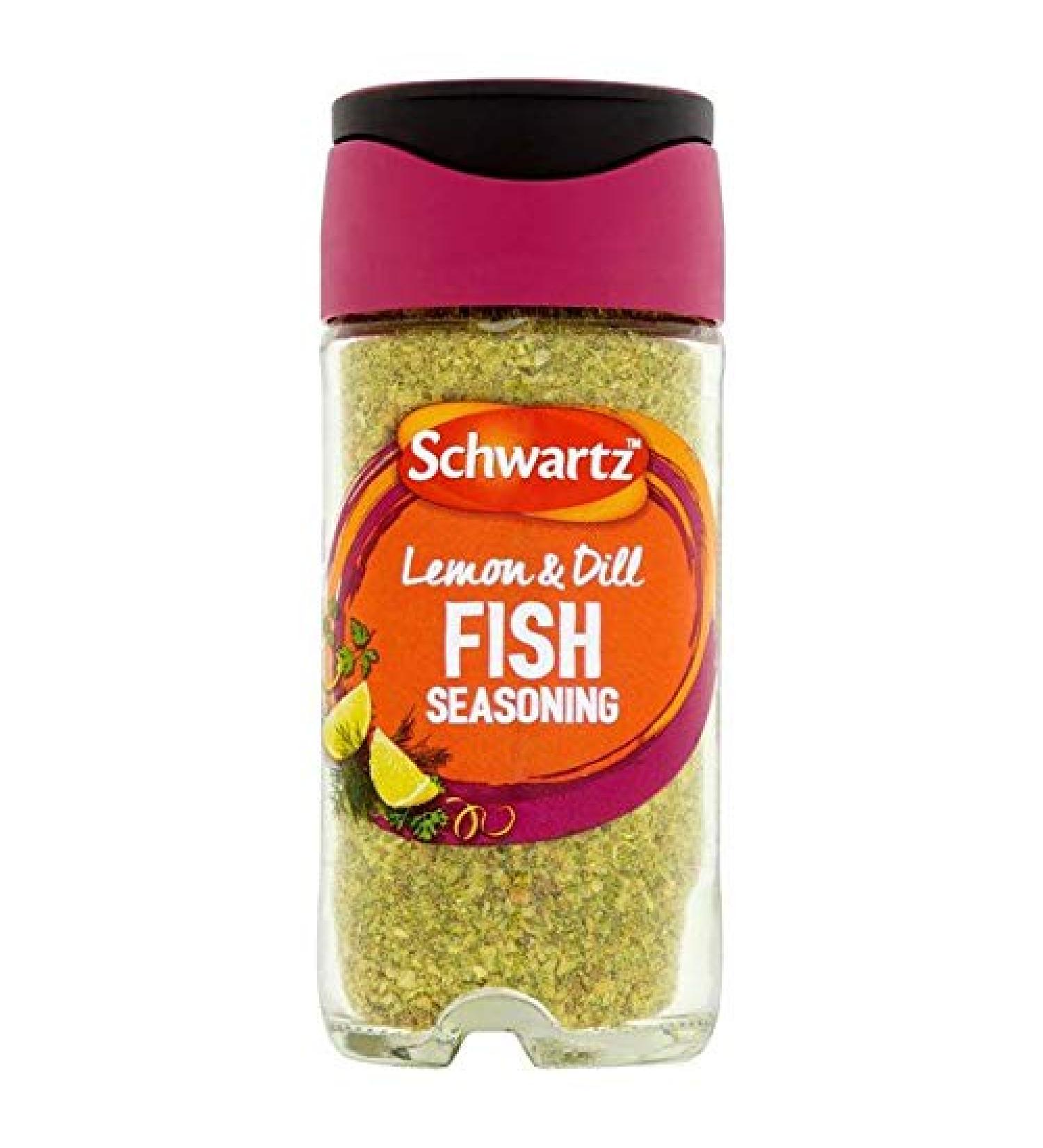 Schwartz Schwartz Perfect Shake Fish Seasoning Jar 55g