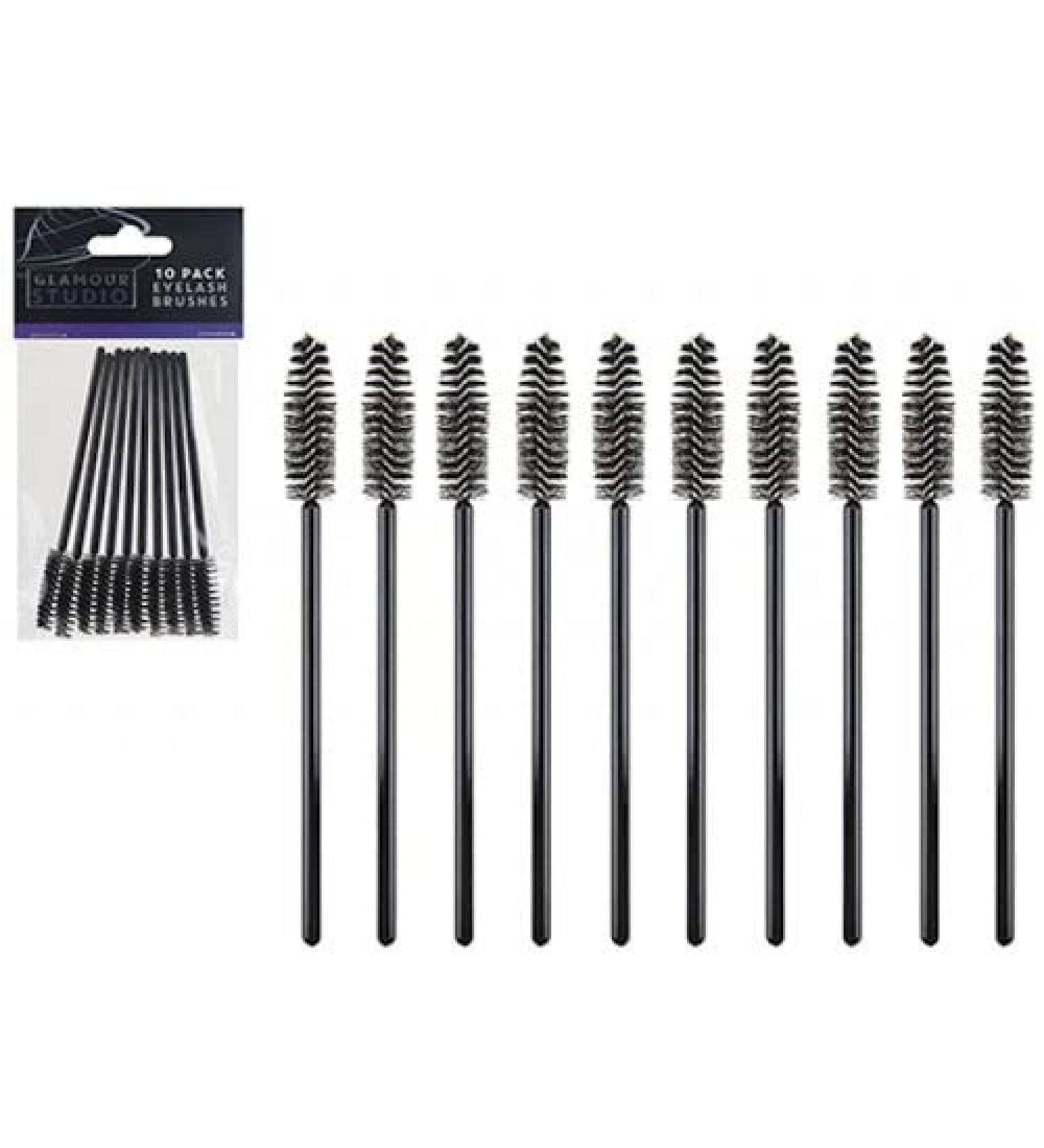 Lot de 10 pinceaux cils jetables pour mascara yeux et sourcils