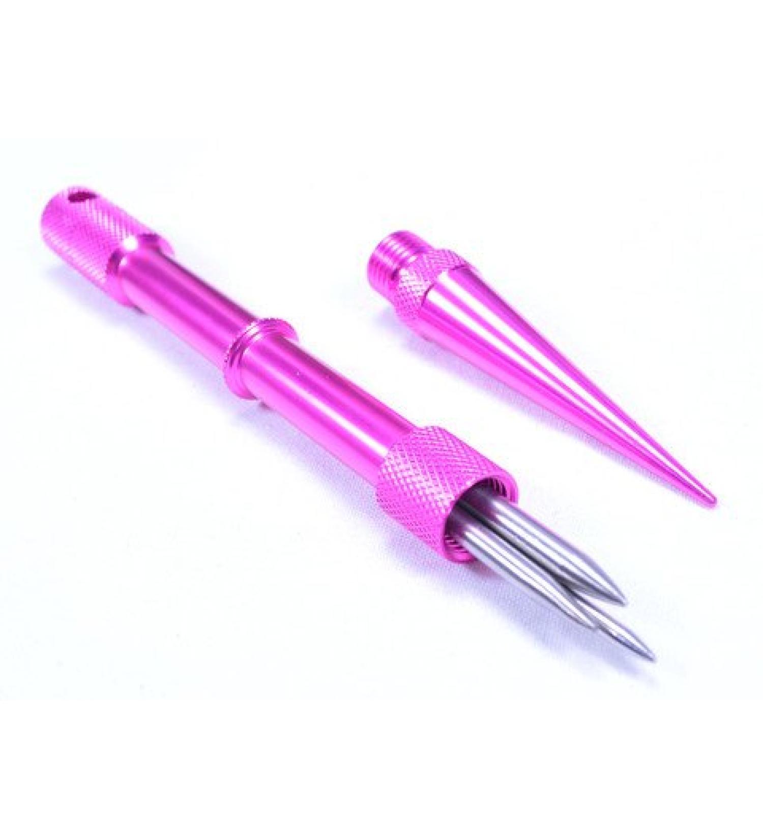 Marlin Spike with 3 Lacing Needles / Fids for Paracord or Leather Work