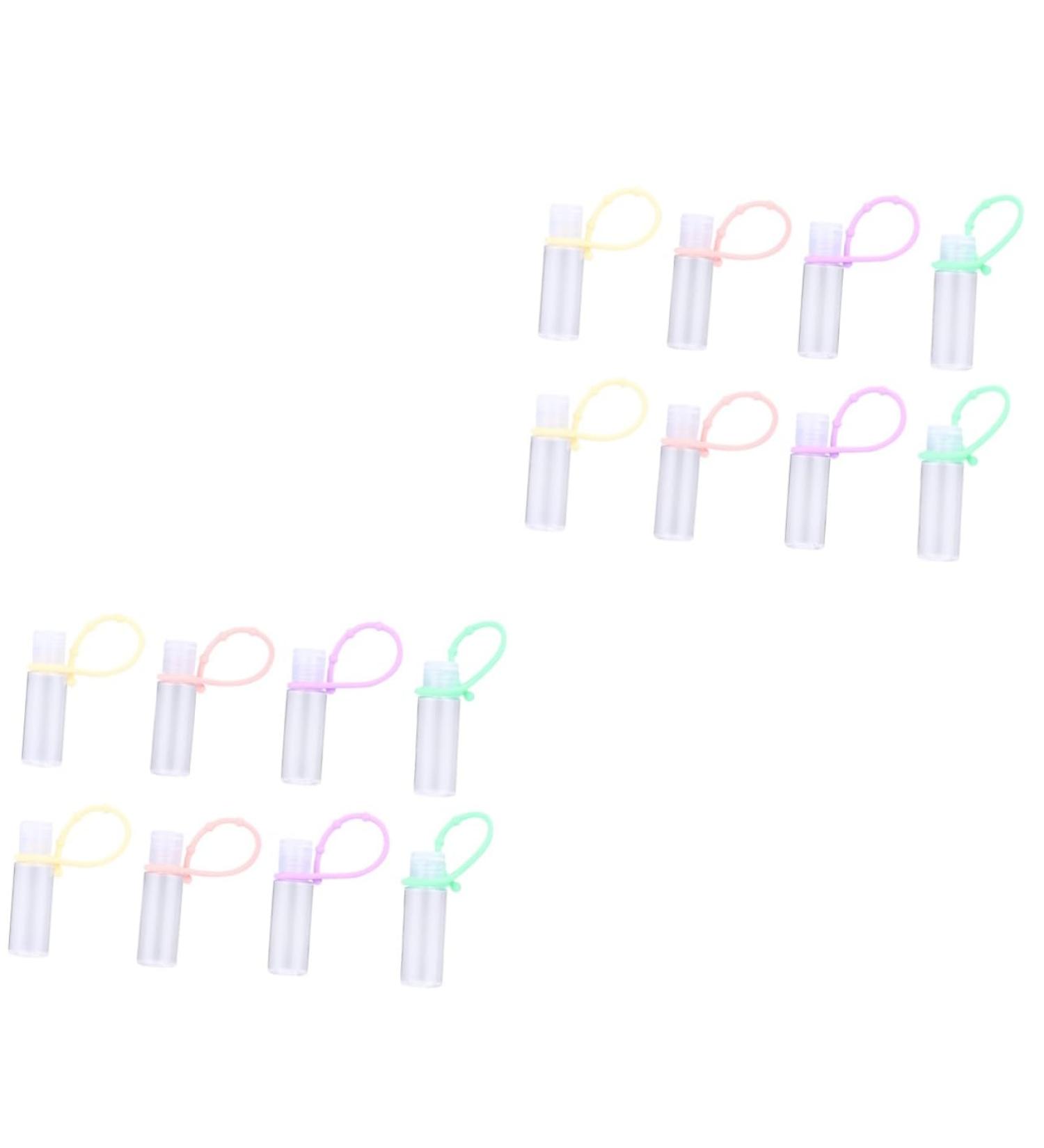 Stobaza 16-Piece Silicone Bottle Set - Plastic Travel Spray Bottles & Perfume Disinfection Containers for International Shipping - Buy Online on GoSupps.com