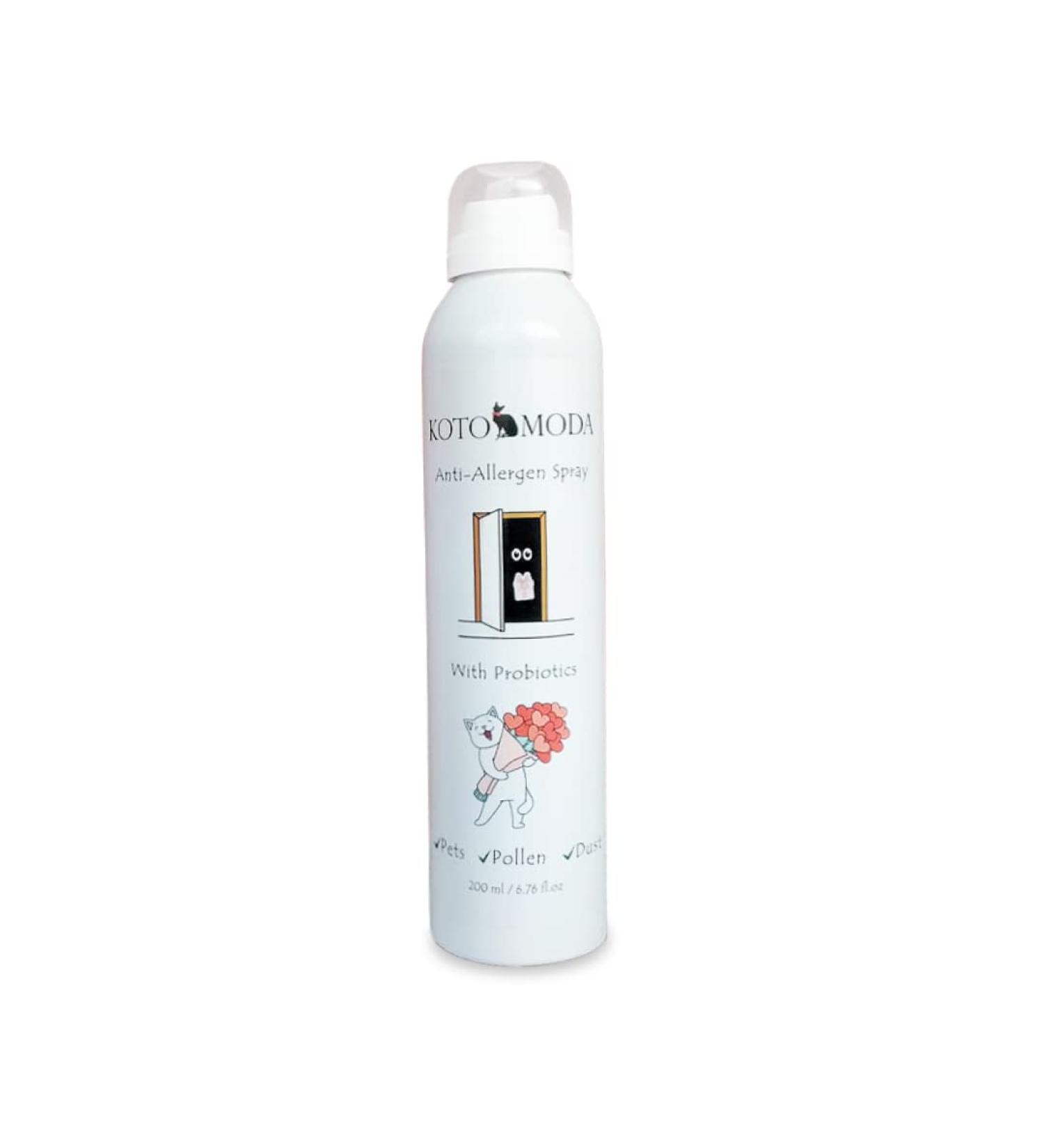 Kotomoda Probiotic Anti-Allergy Spray for Cats - 200ml | Soothing Relief for Cat Allergies | International Shipping Available - Buy Online on GoSupps.com