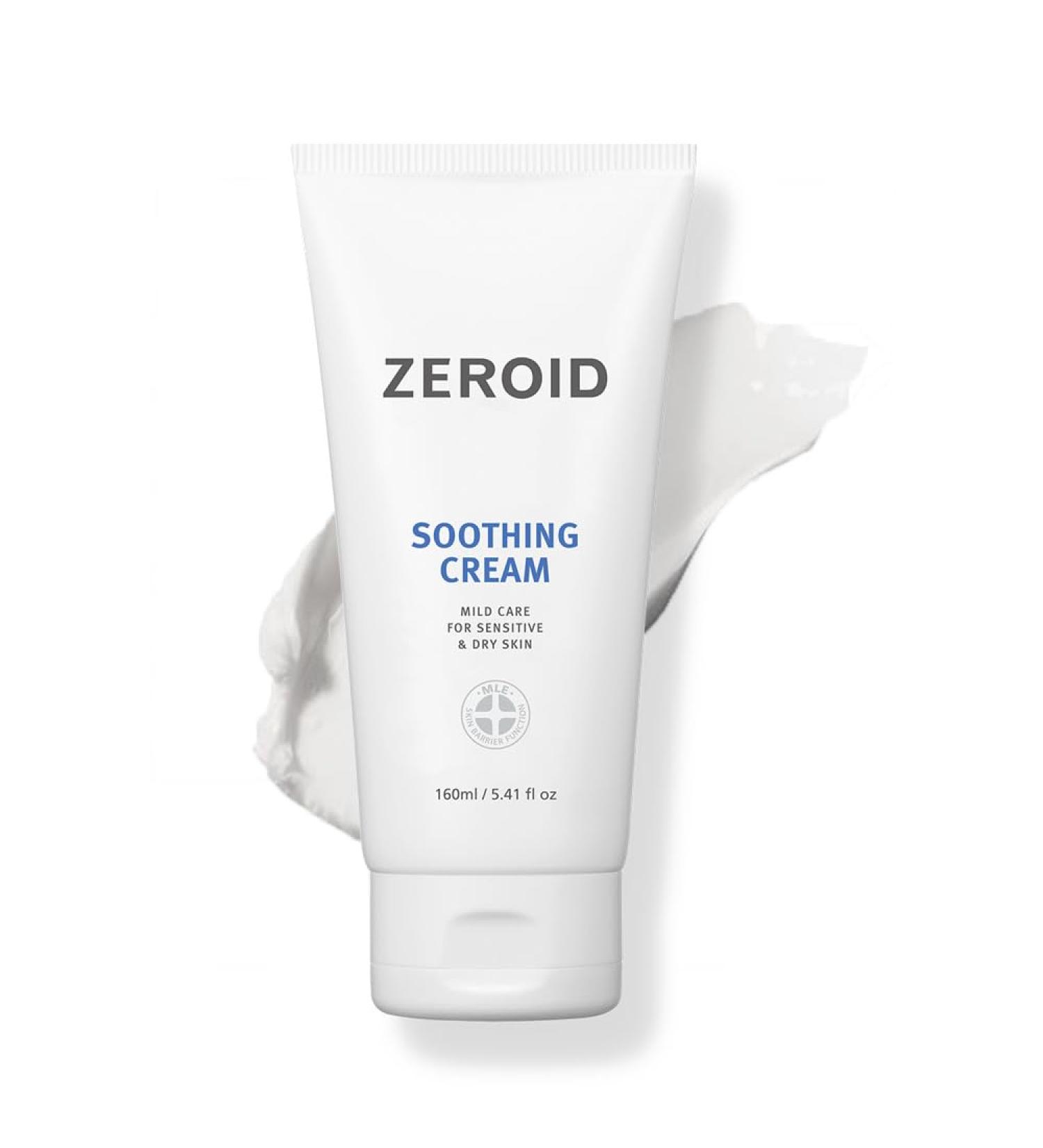 ZEROID Soothing Cream - Korean Dermocosmetic for Soothing & Calming Skin | 2.7 Fl Oz (80ml) - Buy Internationally - Buy Online on GoSupps.com