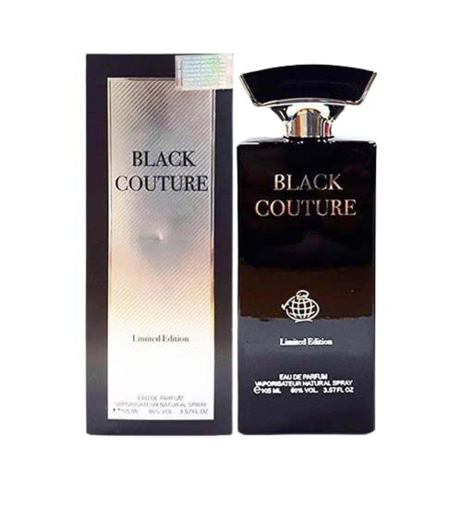 Fragrance World Black Couture Limited Edition EDP 100ml Perfumes For Men | Exclusive Fragranced Perfume I Perfume Made in UAE