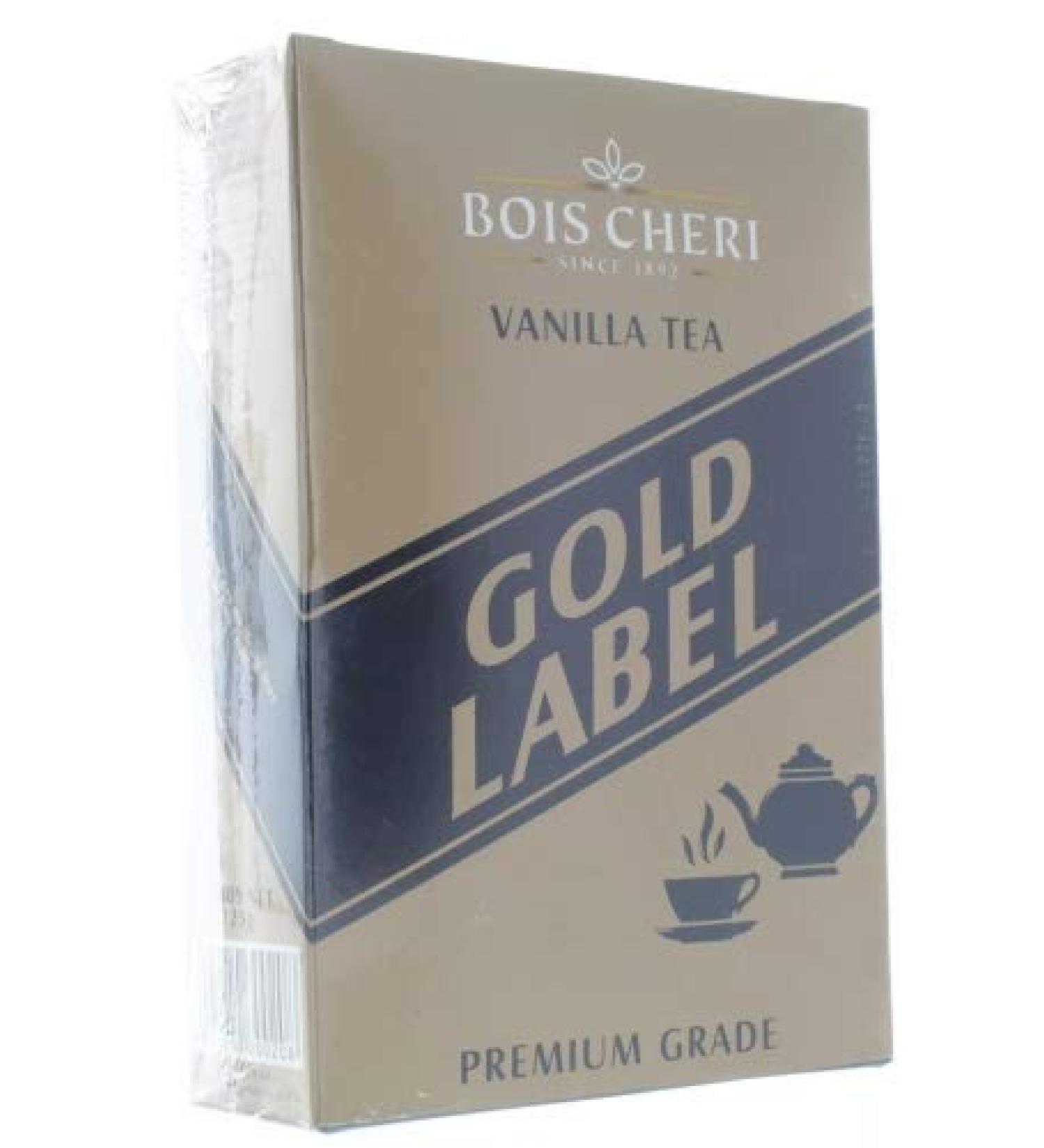 Bois Cheri Gold Label (Vanilla Flavor) 125g Loose Black Tea