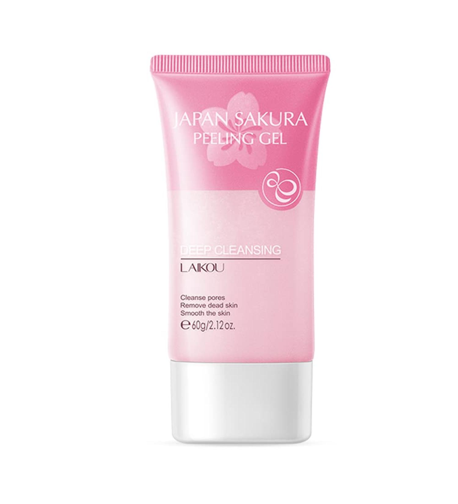 Buy AKARY Sakura Face Peeling Gel - Gentle Exfoliator for Dead Skin Removal Dark Spot Treatment & Skin Firming - All Skin Types - International Shipping Available - Buy Online on GoSupps.com