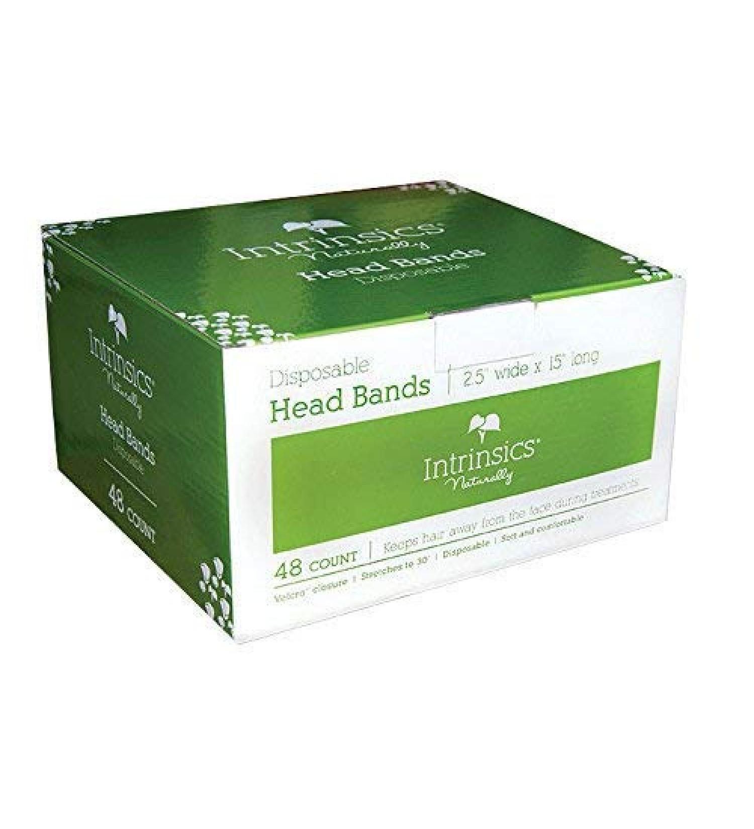 Intrinsics Disposable Head Bands 2.5x15 - Pack of 48 - Buy Online on GoSupps.com