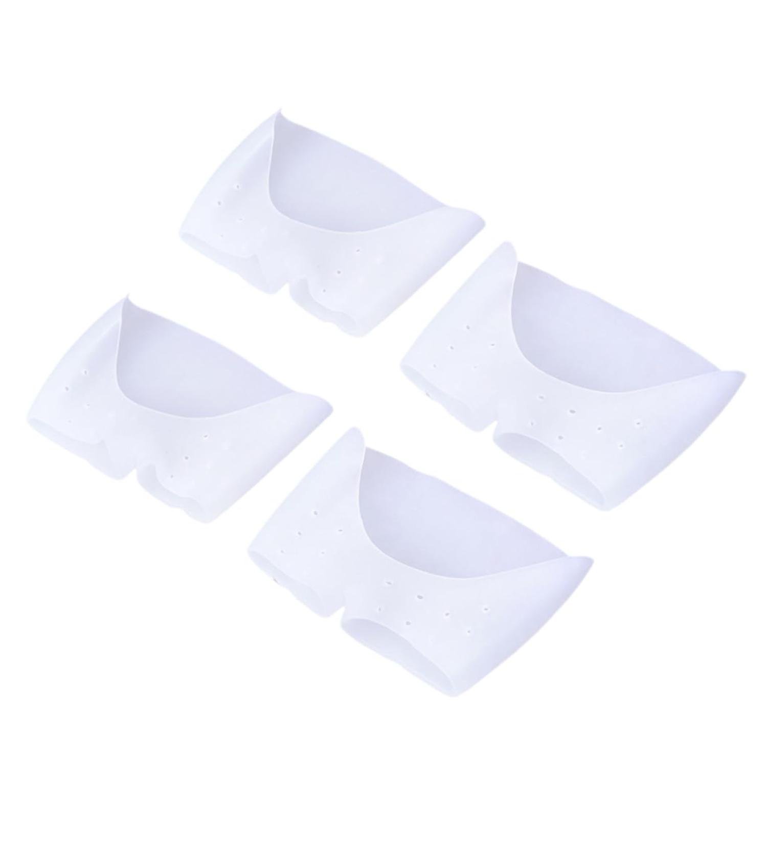 FOMIYES 2 Pair Forefoot Cushion Toe Covers - Comfort & Support with Holes - Ideal for Shoe Separation - White M - Buy Online on GoSupps.com