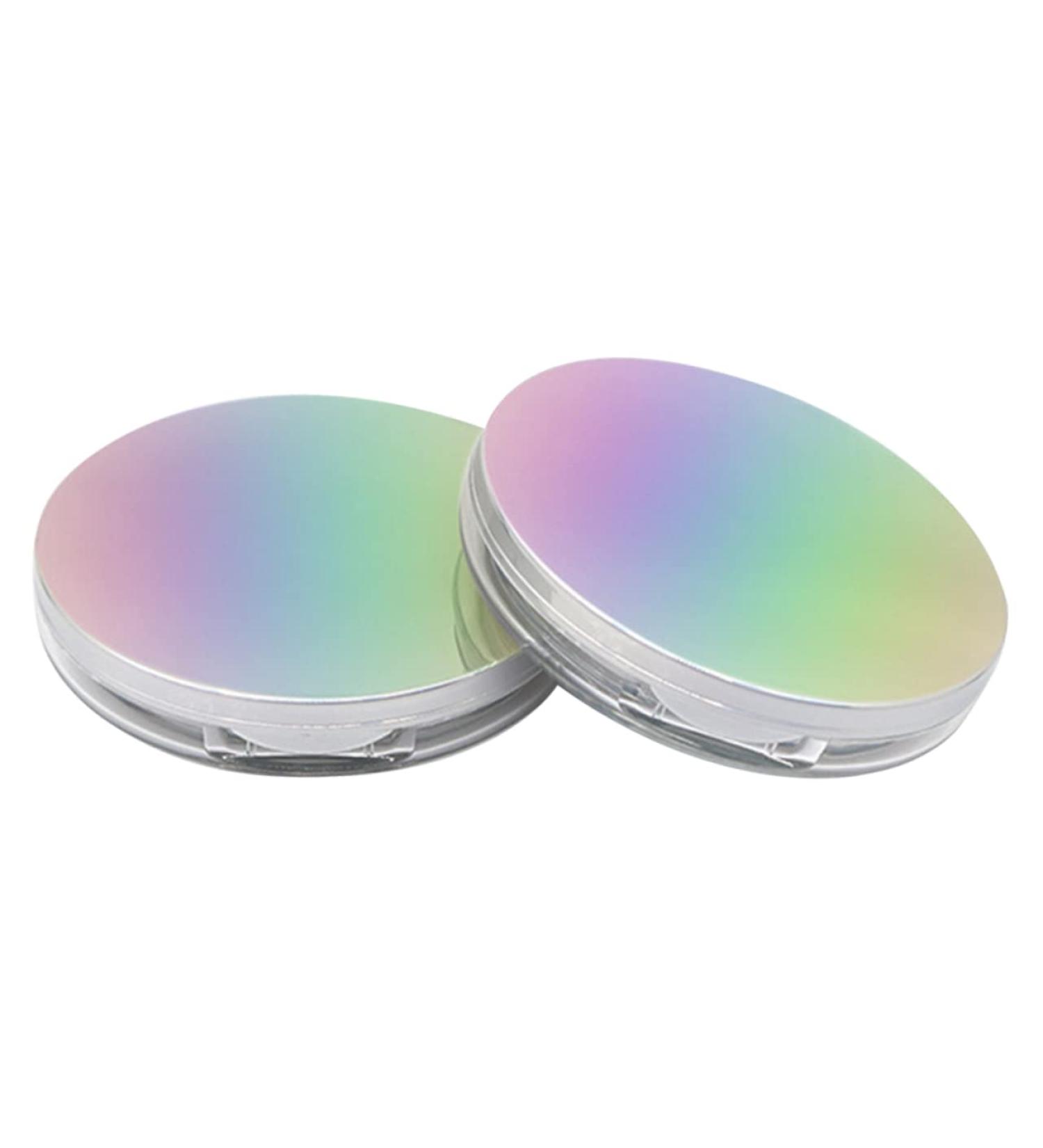 Healeved 2pcs Box Powder Box Empty Loose Powder Case Powder Compact Case Loose Powder Mirror Case Plastic - Buy Online on GoSupps.com