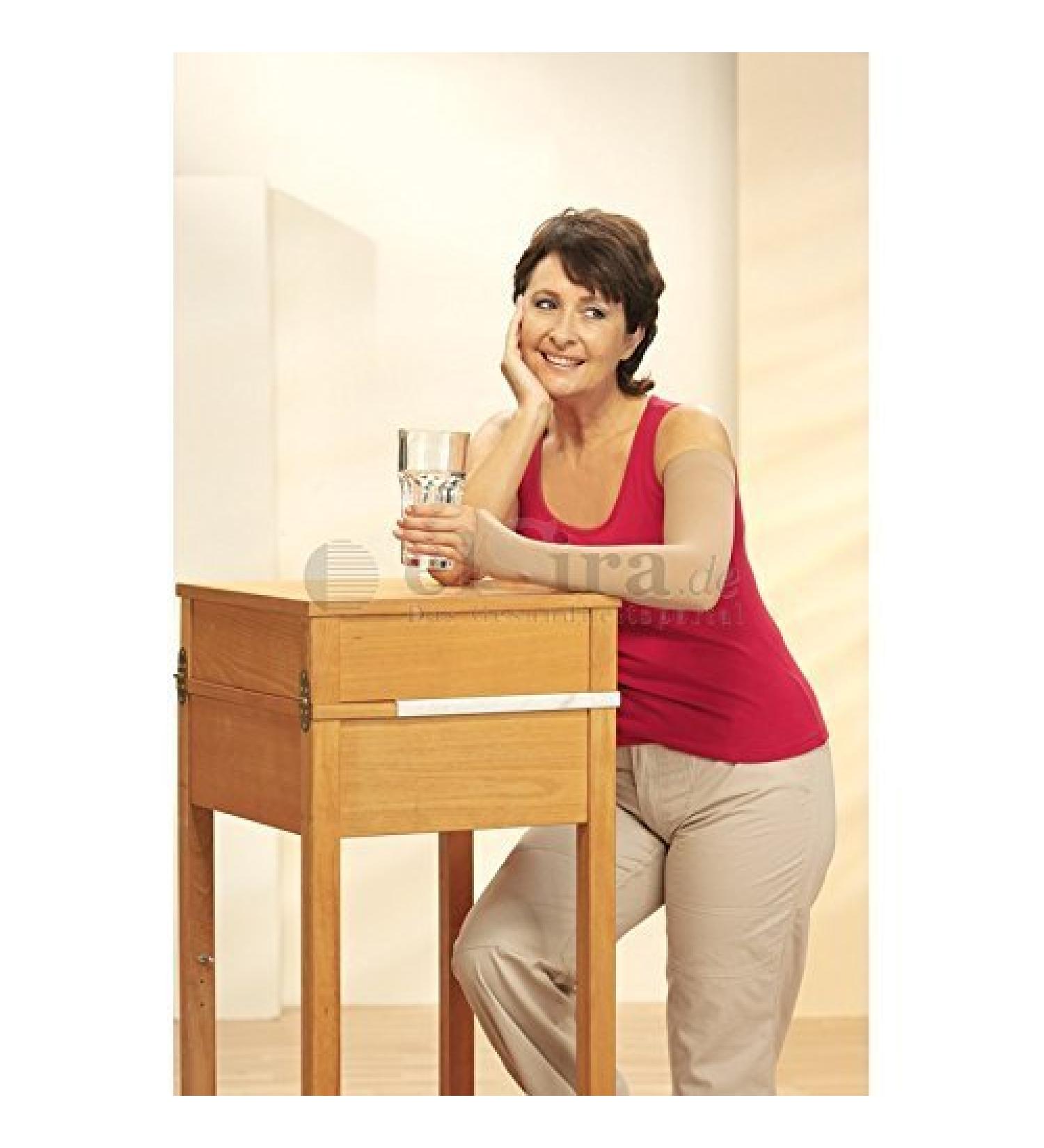 Medi Medive Harmony AG Armstumme |Compression flap made of elastic two -way knit |With narrow knobs |With hand parts |CCL2 |Standard |Size: I |sand