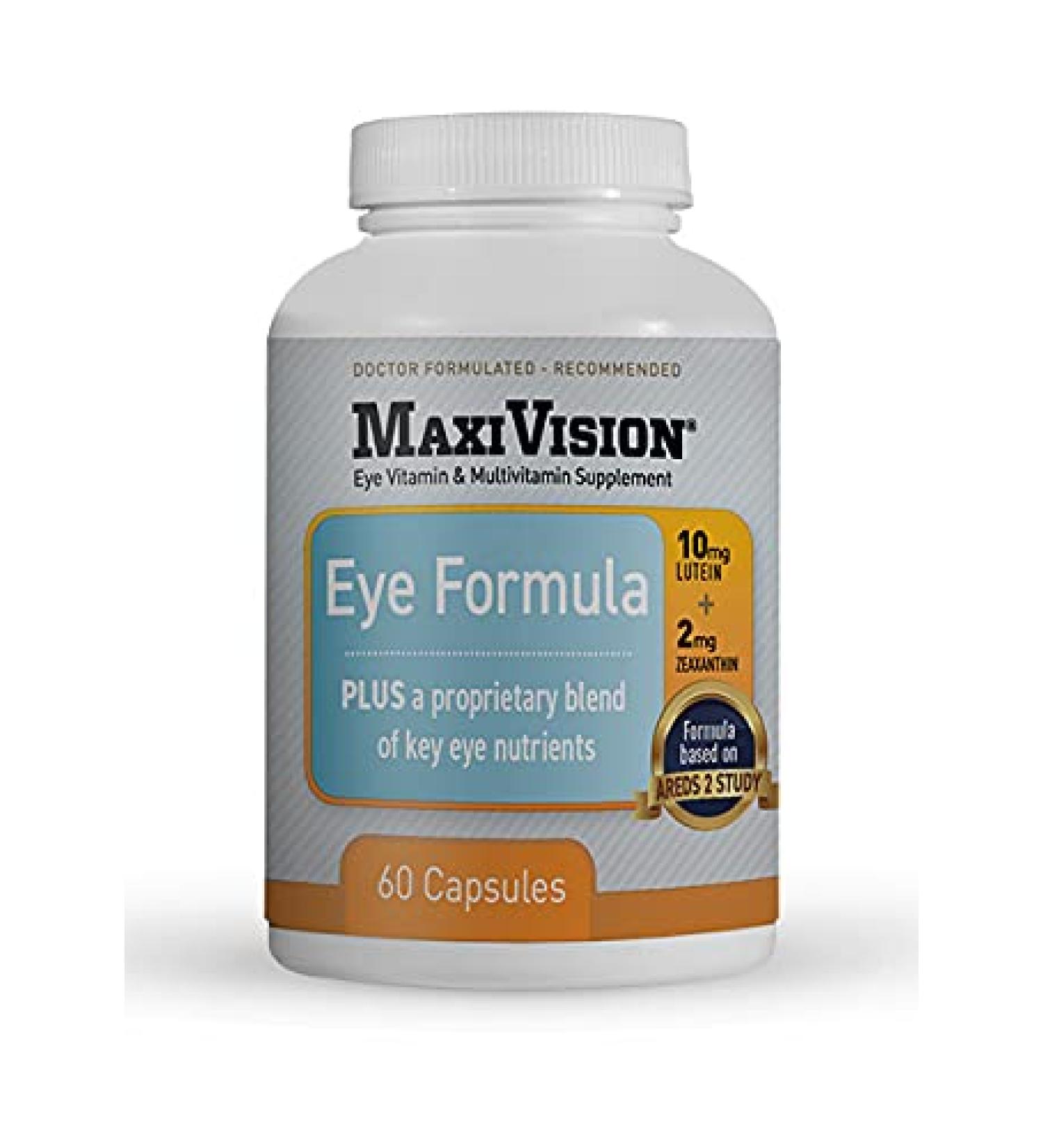 MedOp MaxiVision Eye Formula - 60 Capsules | 1 Bottle | Vision Support Supplement - Buy Online on GoSupps.com