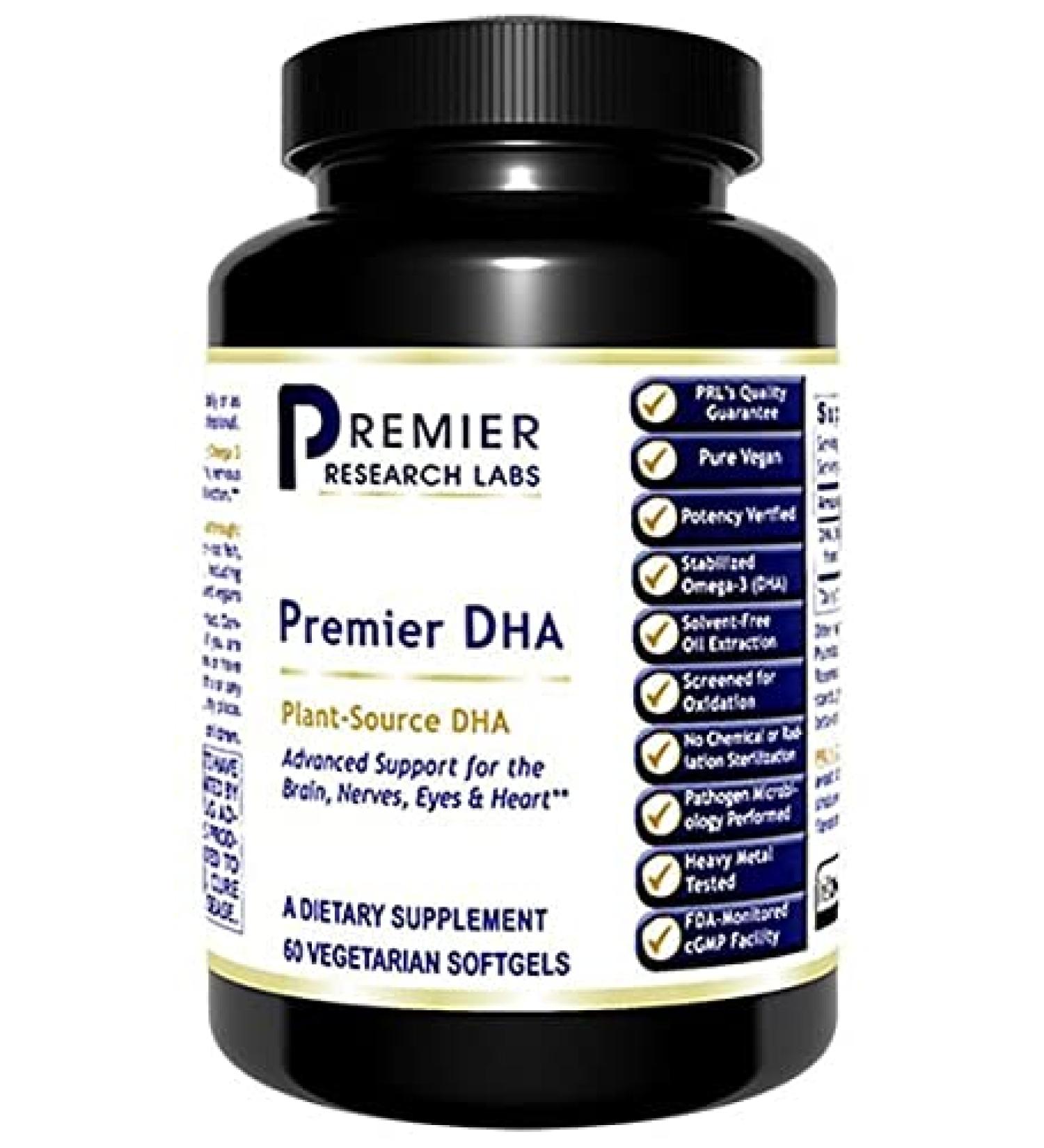 Premier Research Labs DHA Supplement - 60 Capsules - Buy Online on GoSupps.com