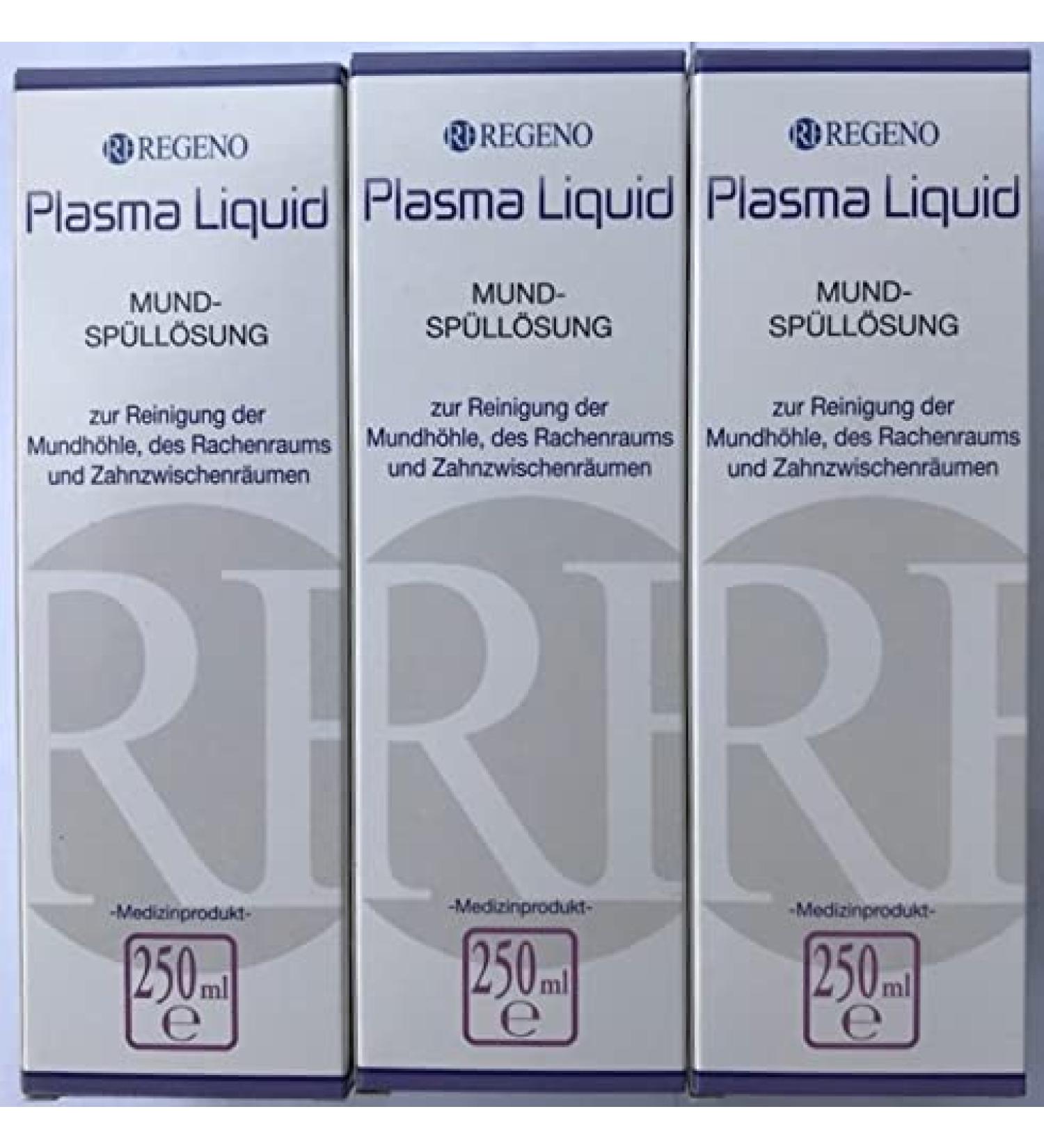 Plasma Liquid mouthwash solution 3 x 250ml
