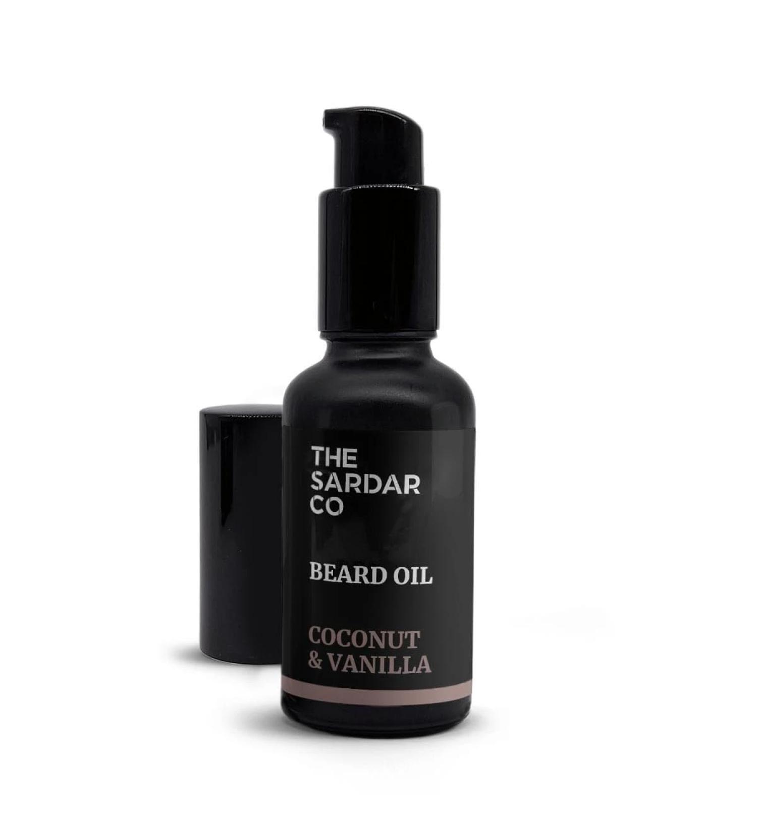 Coconut & Vanilla Beard Oil - Organic Argan & Jojoba Oil for Hydration, Conditioning & Growth - 1 Count - Buy Online on GoSupps.com
